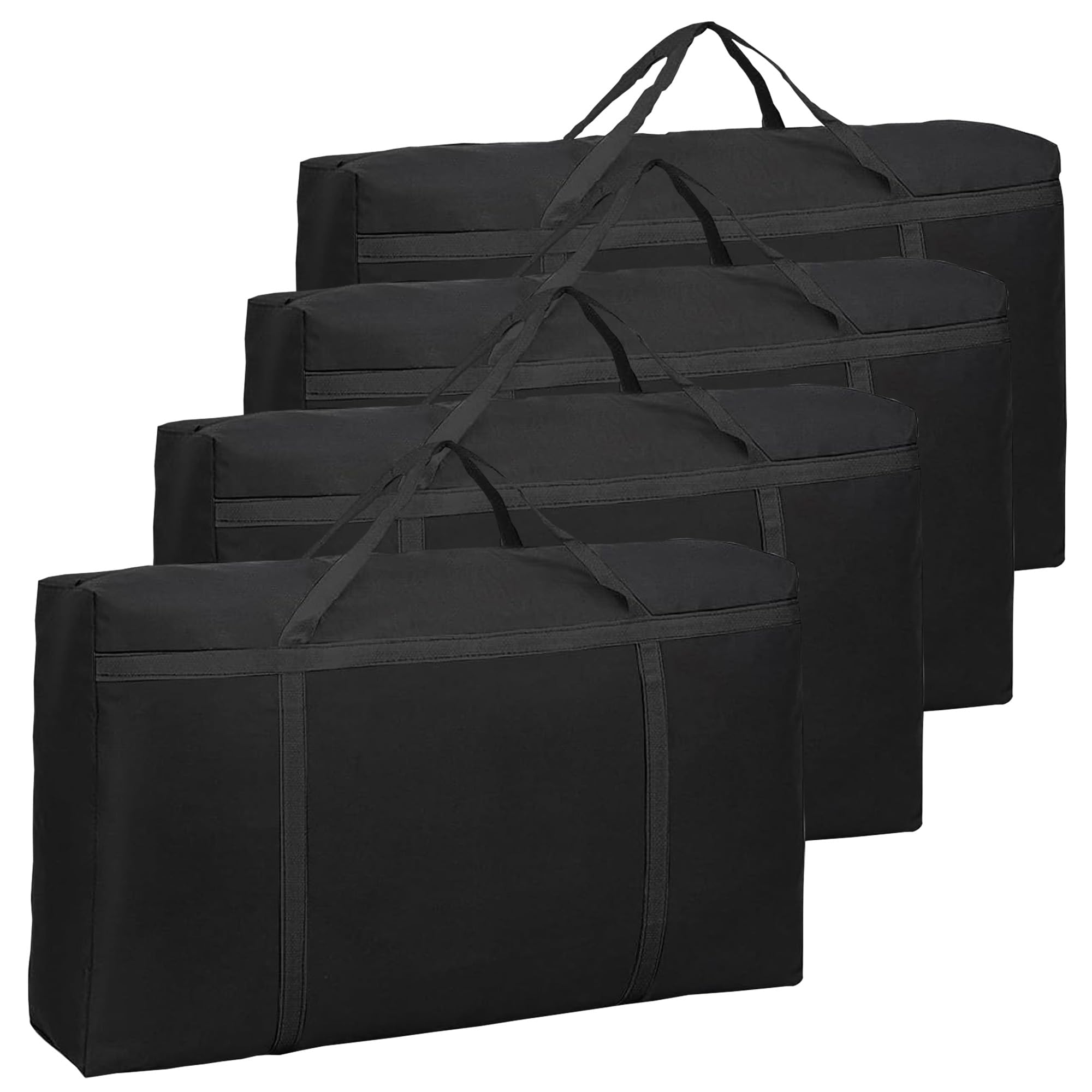 4 Pack 200L Large Storage Bags,Extra Strong Boxes for Moving House,Bedding,Clothes,Duvet