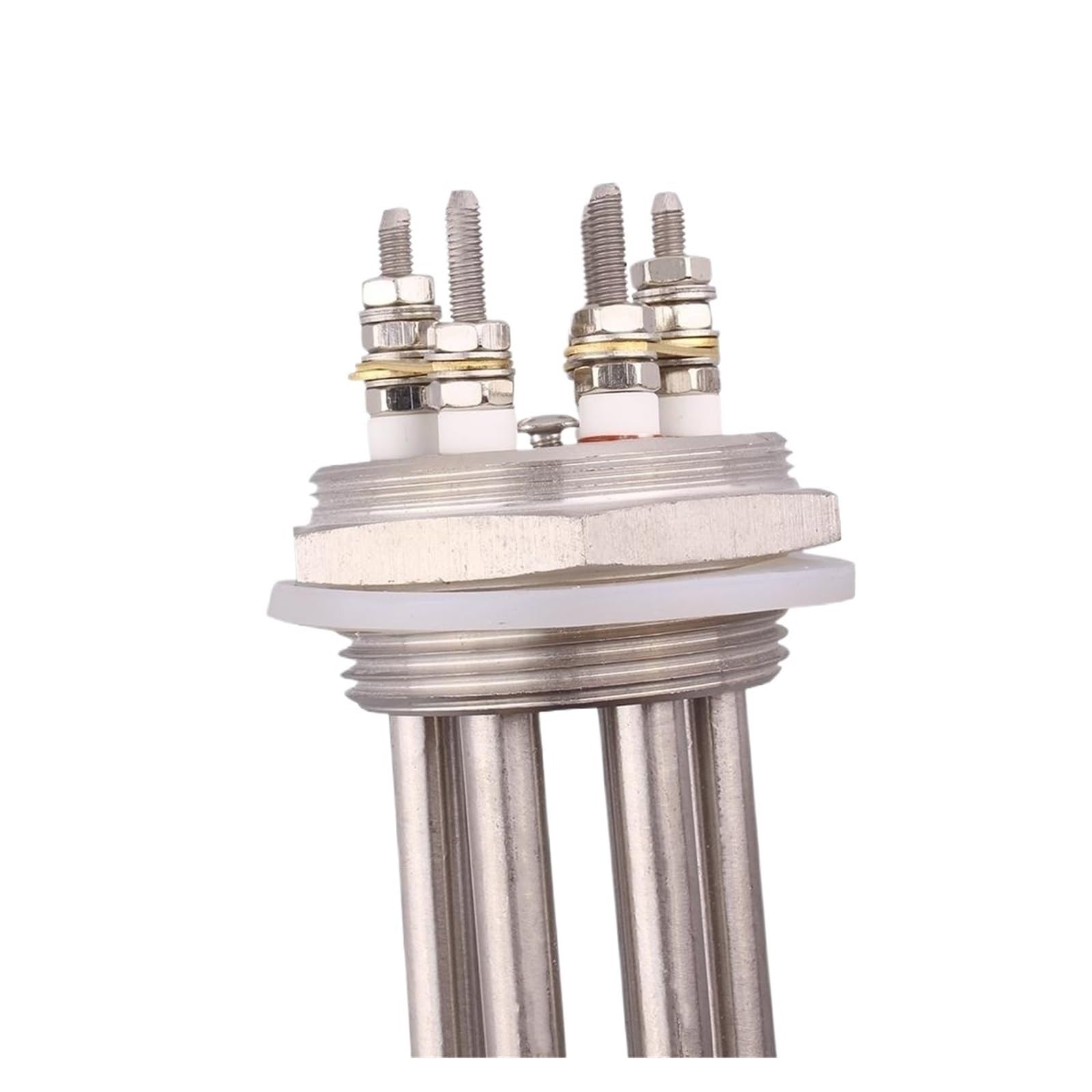 220V DN32 DN40 zanurzeniowy podgrzewacz wody, rurowy podgrzewacz elektryczny 2KW-6KW SUS304(With thread, DN32-2kw)