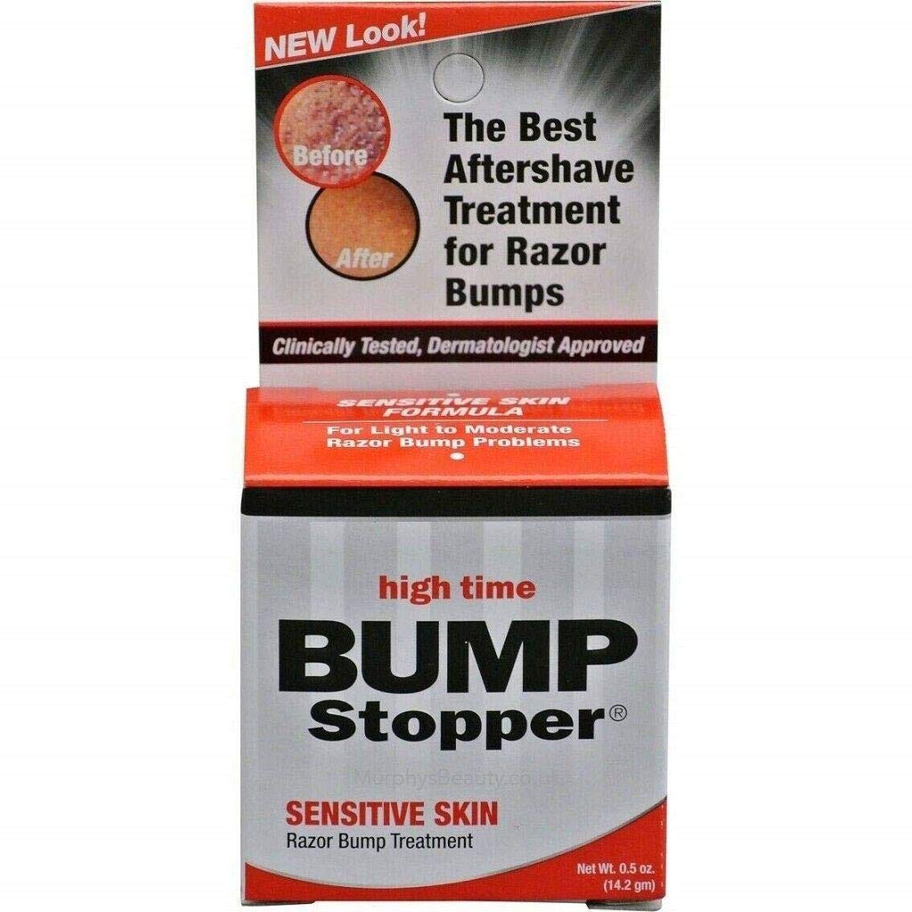 High TimeBump Stopper, Sensitive Skin Razor Bump Treatment 0.5 Oz,Pack of 2