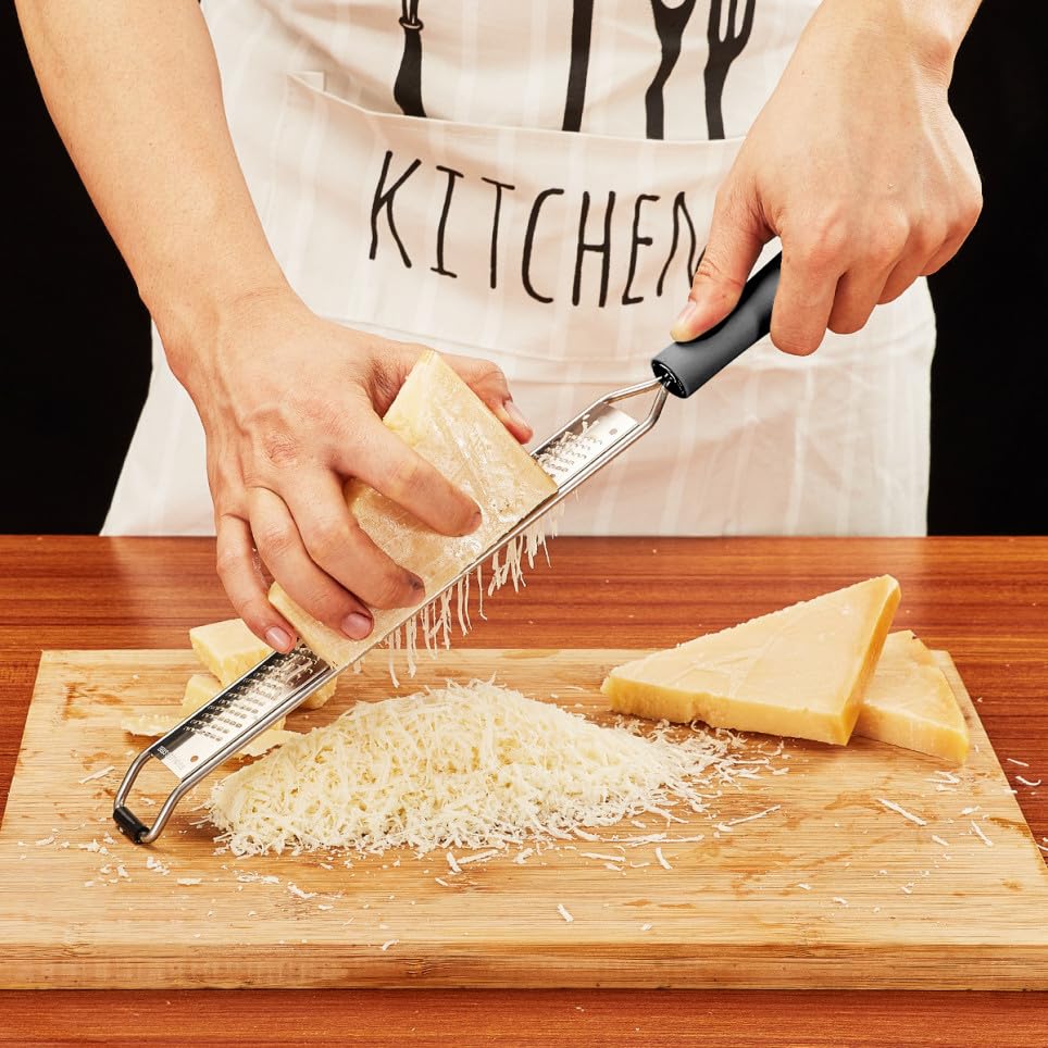 Healifty rallador de queso de acero inoxidable miniatura 7