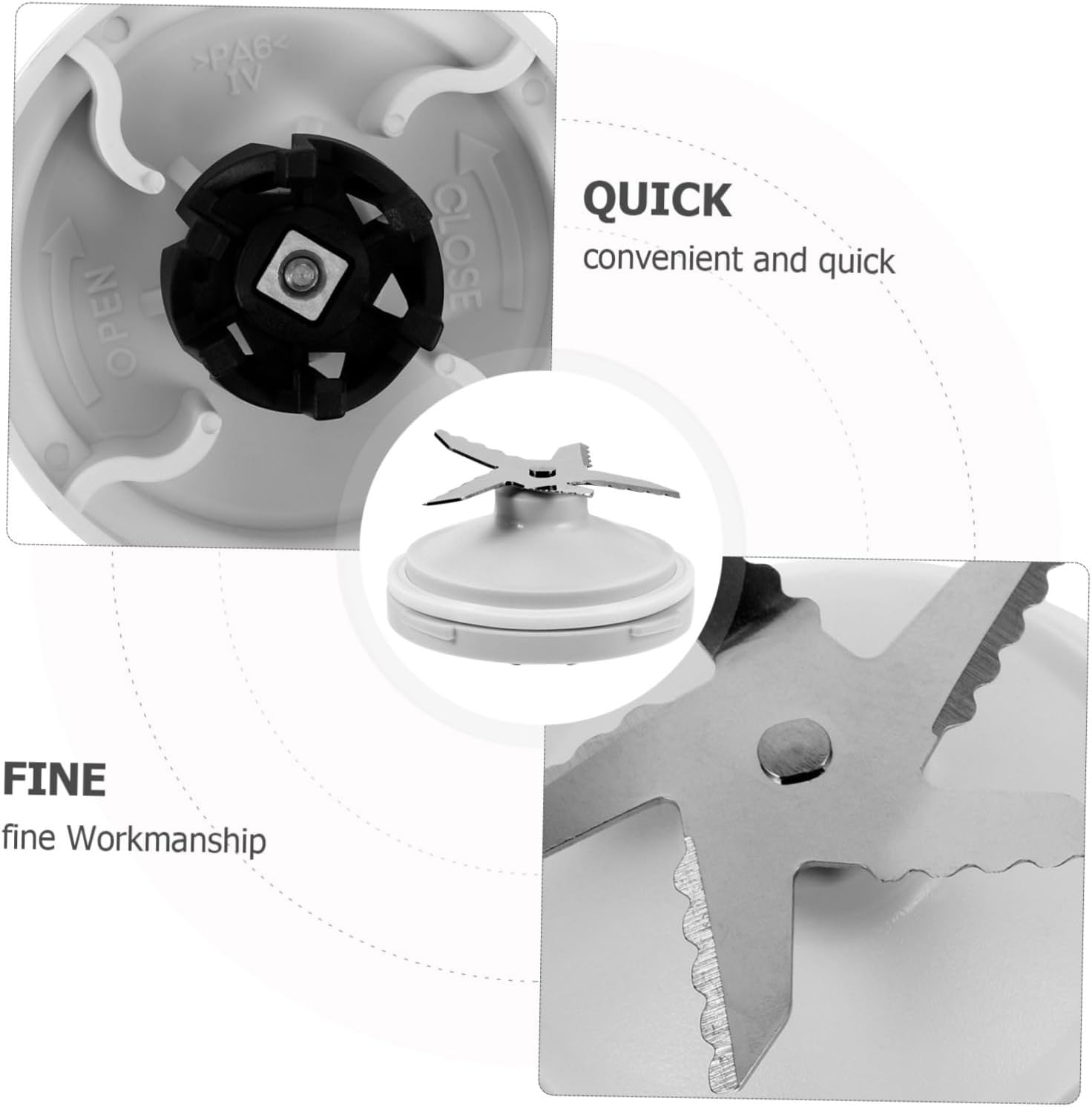 KICHOUSE Blender Replacement Parts Juicer Base Compatible with Durable Material Versatile Juicer Accessory for Daily Use