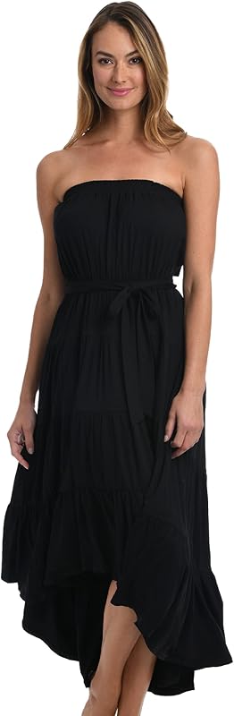 La Blanca Women's Tie Waist Midi Dress