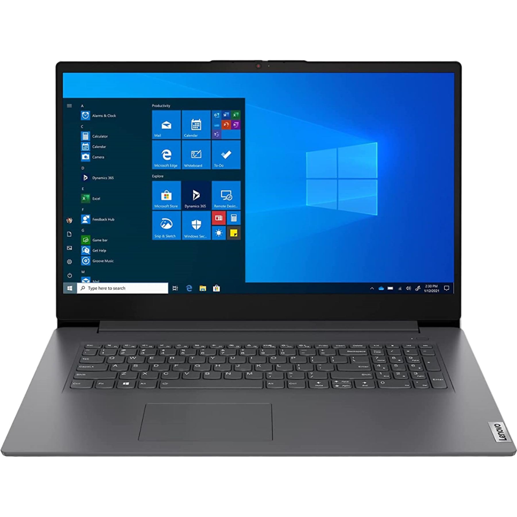 Lenovo Laptop 17.3 Inch FHD Display, Intel U300, 5 x 4.40 GHz, 16 GB RAM, 1000 GB SSD, Intel UHD Graphics, Norton 360, Windows 11