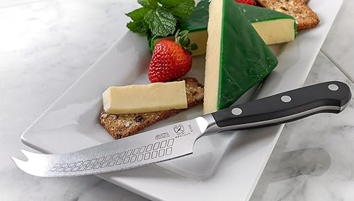 Miniatura 10 de Mercer Culinary Renaissance - Cuchillo de queso duro, 4.75 pulgadas
