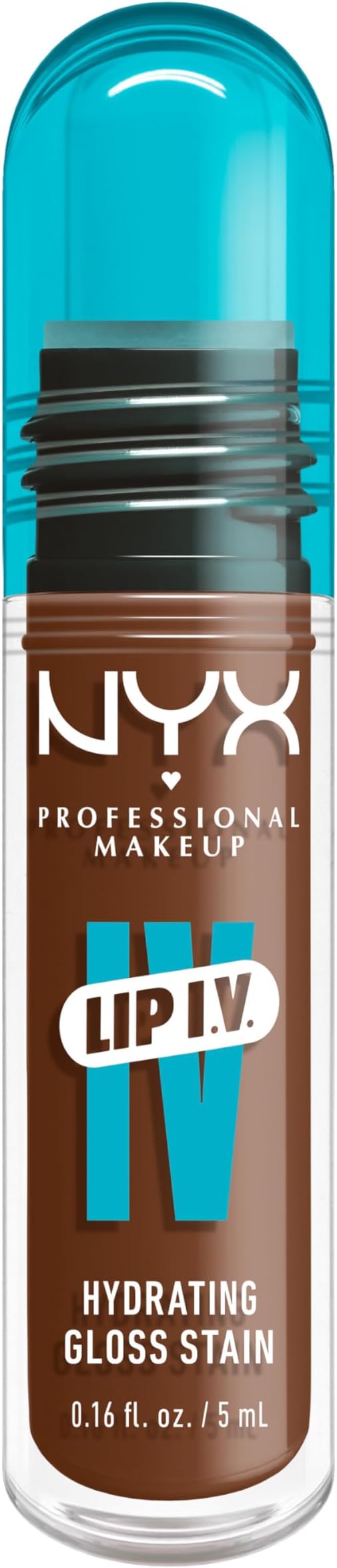 Lip Gloss and Lip Stain, Lip IV Hydrating Gloss Stain, Up to 12 Hour Hydration, High Pigment, Wet Shine Finish, Shade: Splash N Spice