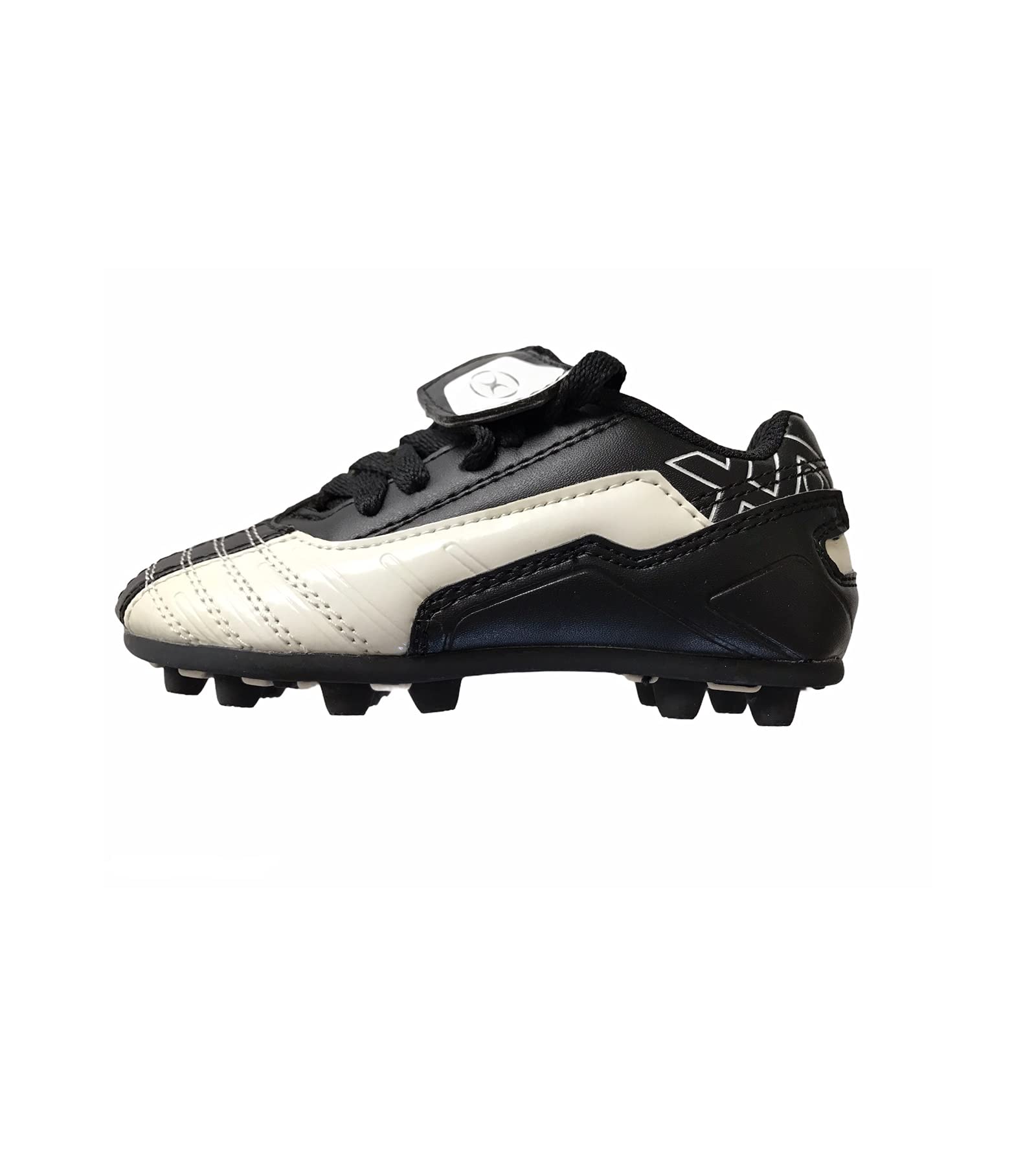 Xara Toddler Soccer Shoes - Size: 9 (Black, White)