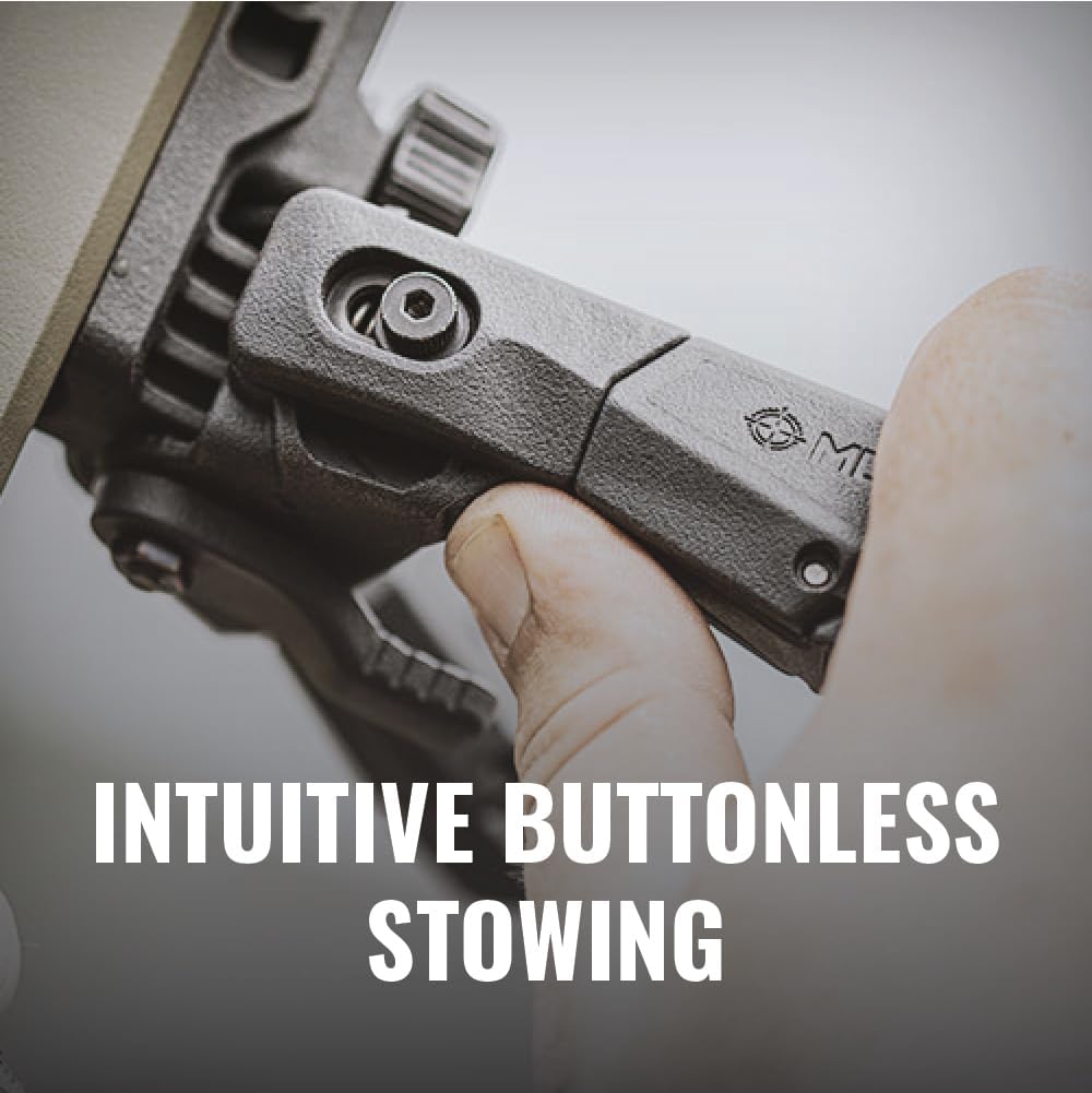 MDT Oryx Bipod, M-L Attachment, Lightweight Polymer, One-Handed Operation, High-Traction Feet, Quick Deploy (106740)