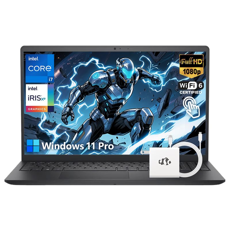 Dell Inspiron 15 3530 FHD Touchscreen i7 Laptop, 32GB RAM 1TB SSD Intel 10-Core i7-1355U (Up to 5.0GHz), Intel Iris Xe Graphics, WiFi 6, Win 11 Pro, W/Accessorry, for Business and College Students