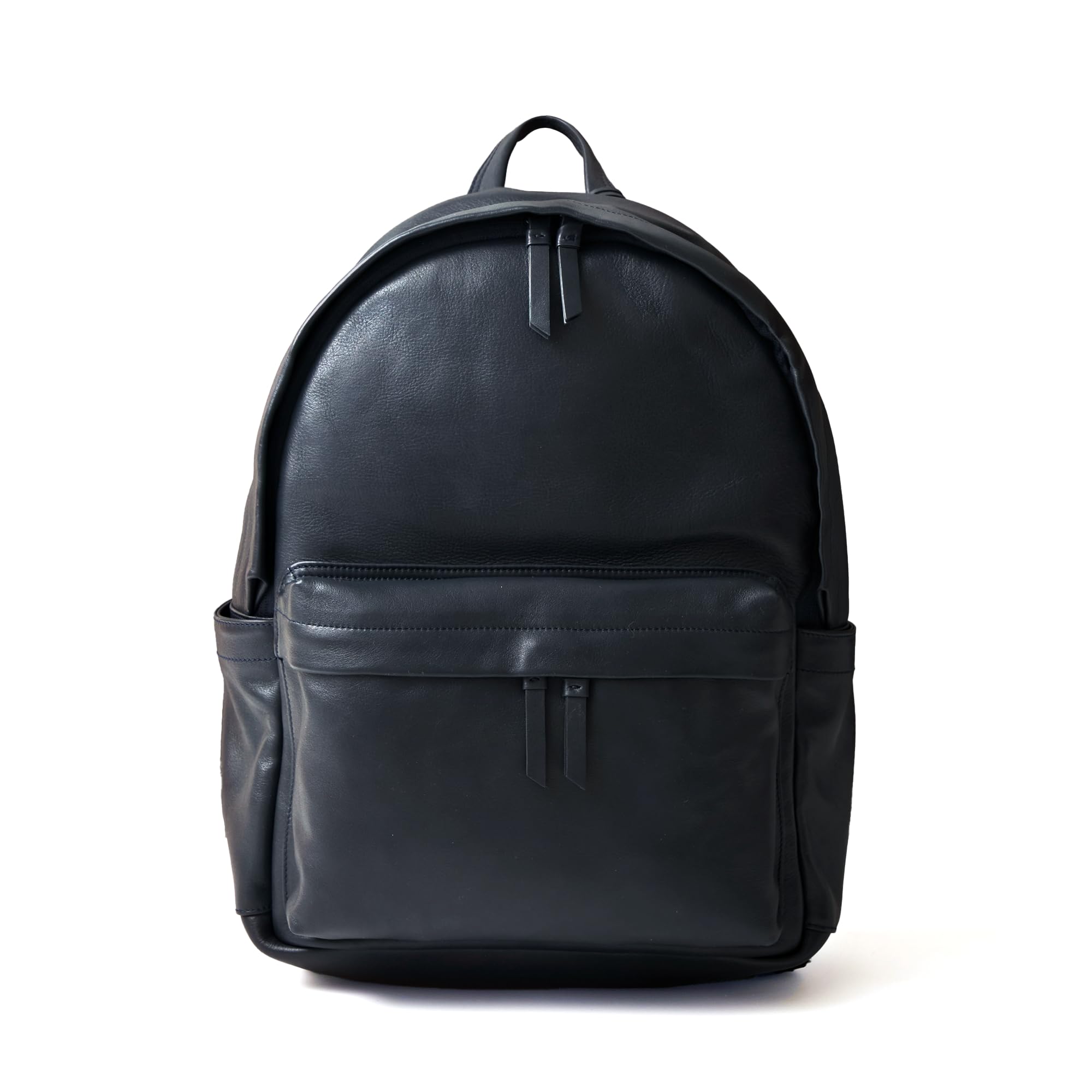 美品　CLEDRAN 本革 リュック バック シボ革 ブラック 0e27d52d47d453c023a0831f53e35f