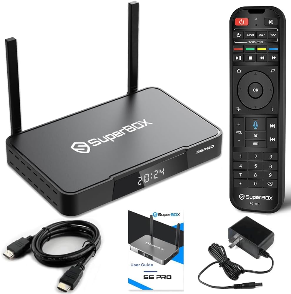 Streaming Media Player, 2025 Version, Voice Control, 6K HDR Movies, Shows, Sports and More