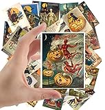 Stickers (8pics 2.5"x3.5"ea) Vintage Halloween Poster Witch FLONZ Craft
