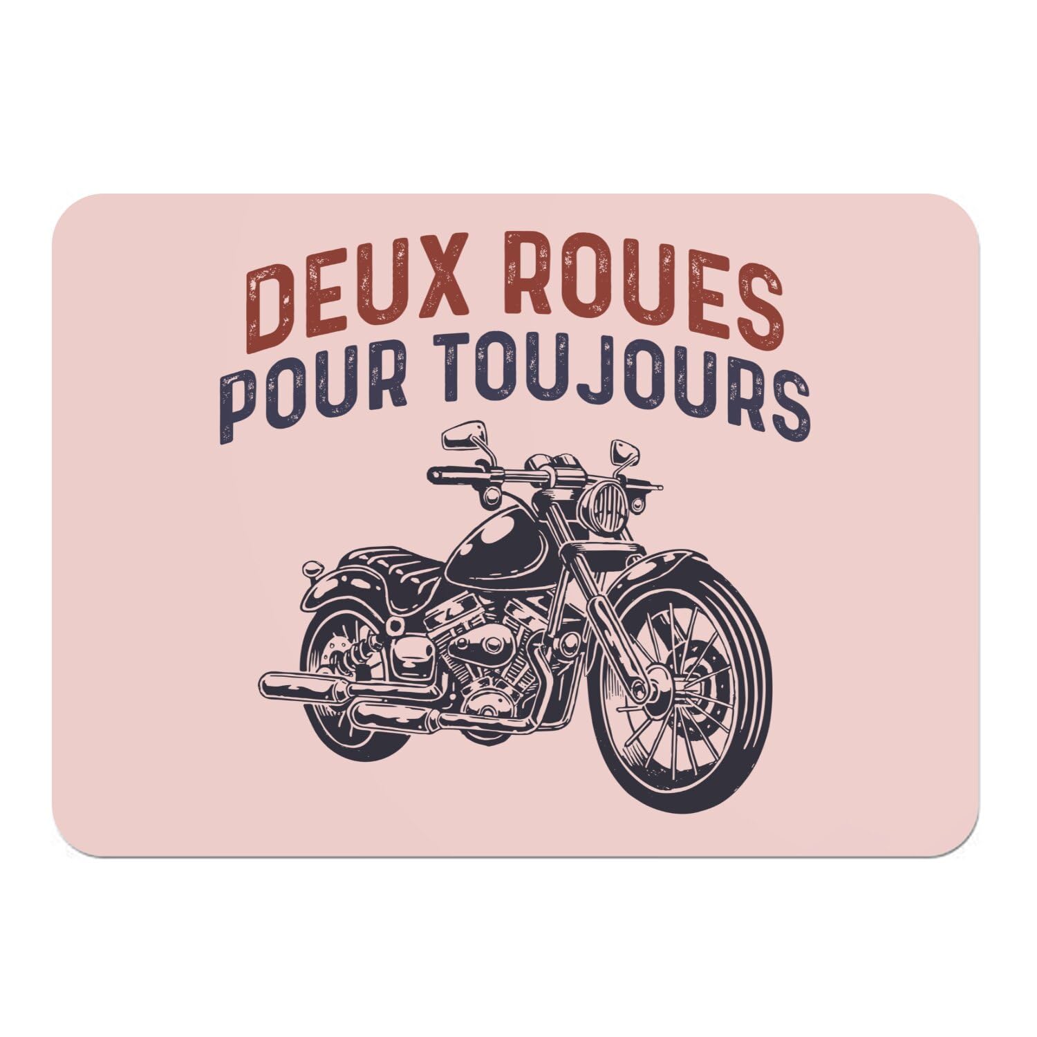 Dessous en liège napperons rose moto grand format pour table de cuisine ou salle à manger