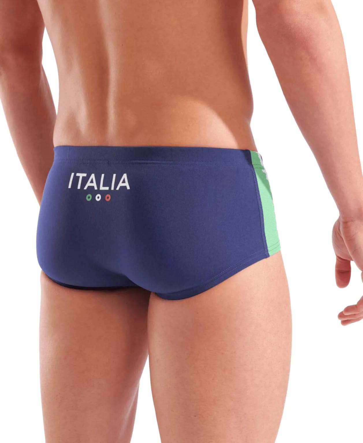 ARENA Costume Nazionale Italia Swim Low Waist Uomo Fin Nuoto Piscina Blu Italy Trunk Taglia 44 ITA