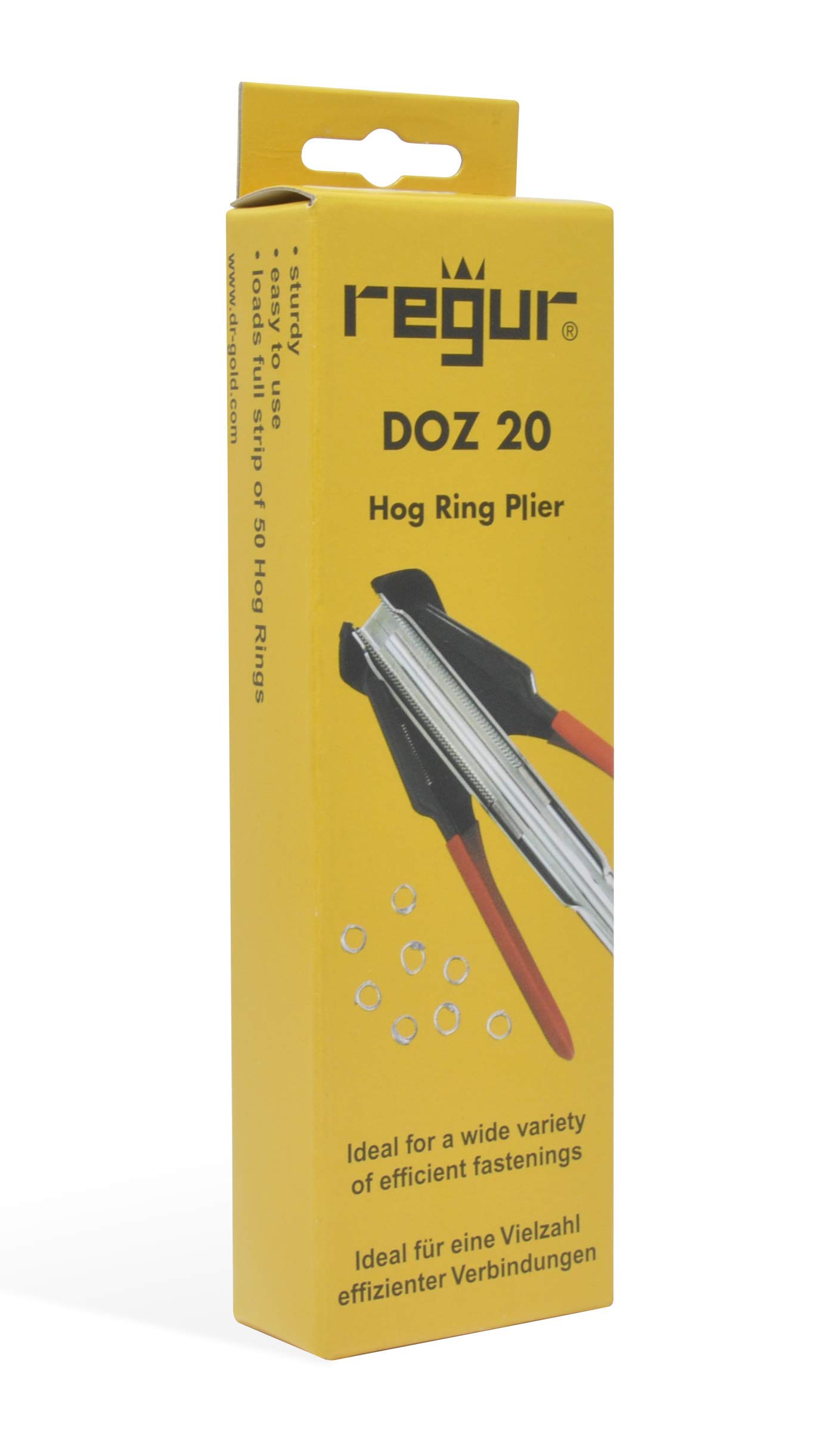 REGUR DOZ 20 Ringzange für Wildzaun, Forstzaun und Weidezaun