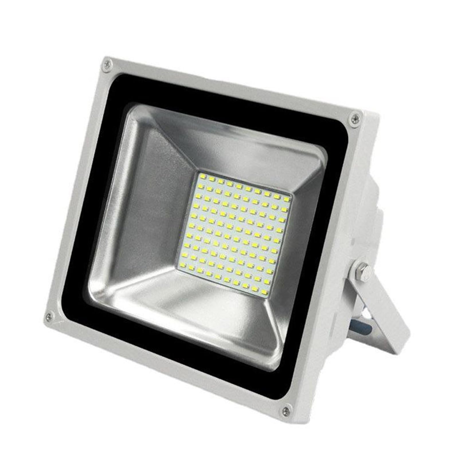 Foco LED de 50 W, ultra brillante, IP66, impermeable, para iluminación exterior, 12 V-24 V, perfecto para garaje, patio y seguridad marina (luz cálida)