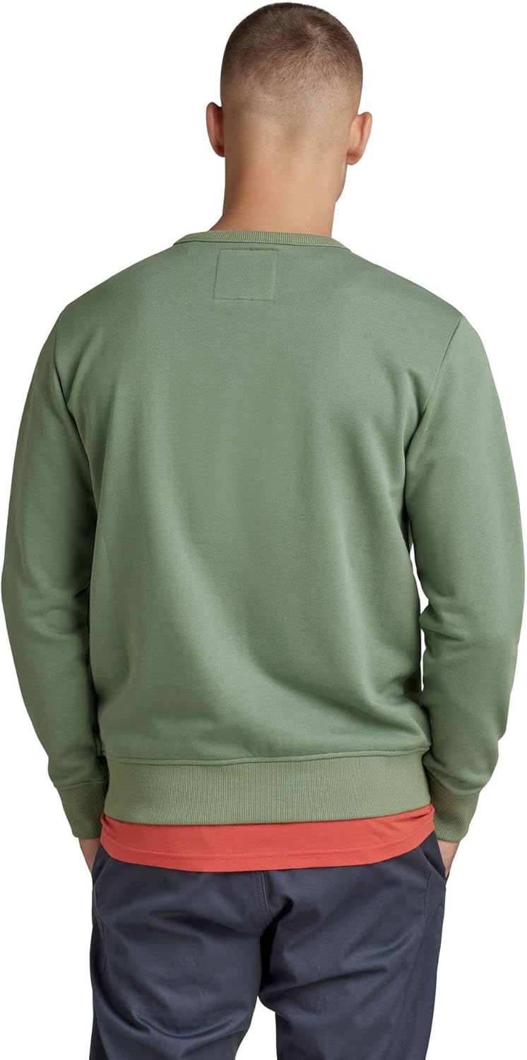 G-STAR mens Premium Graphic Crew Neck Sweatshirt - Image 3
