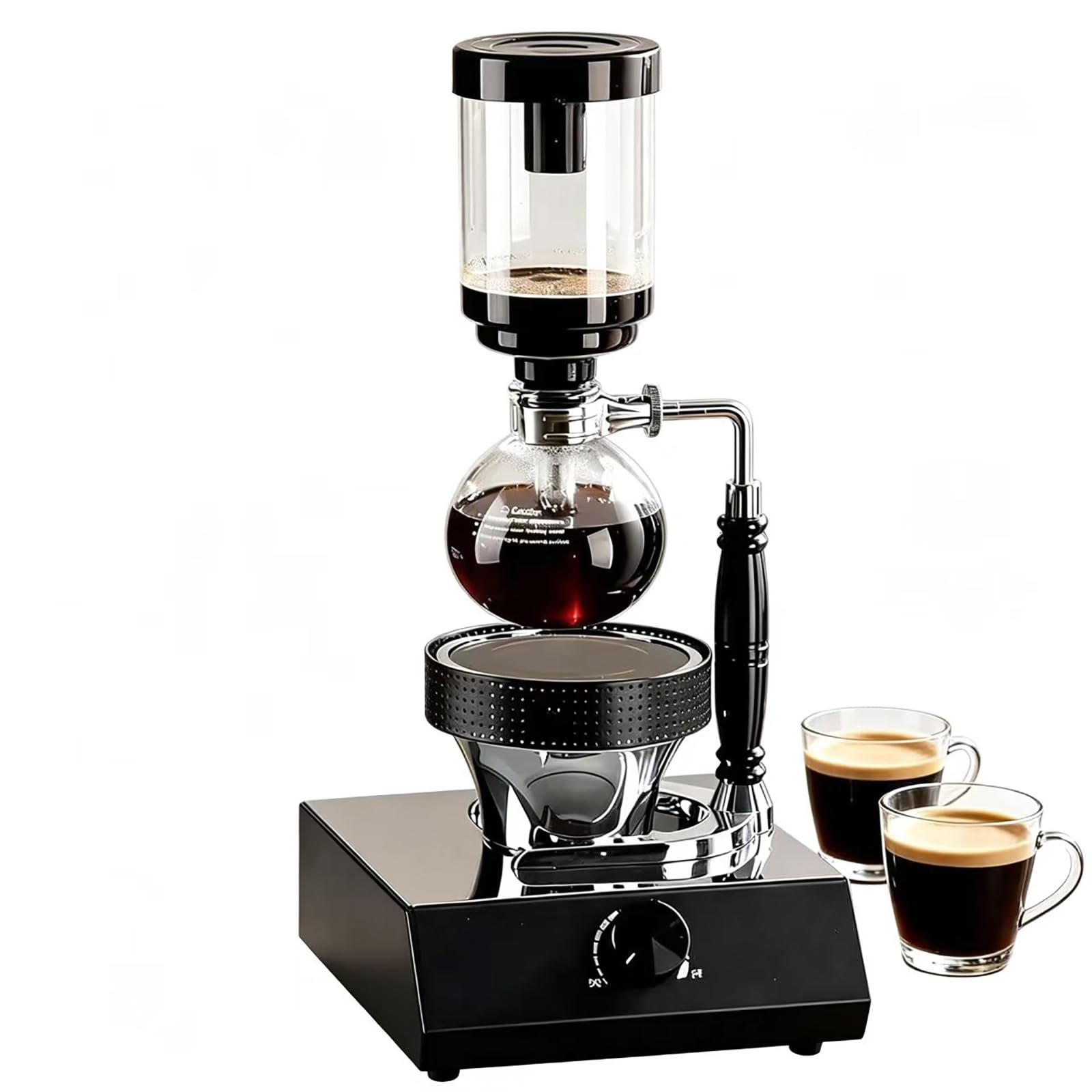 YZHYYDS Siphon Coffee Maker - 400W Vacuum Coffee Machine