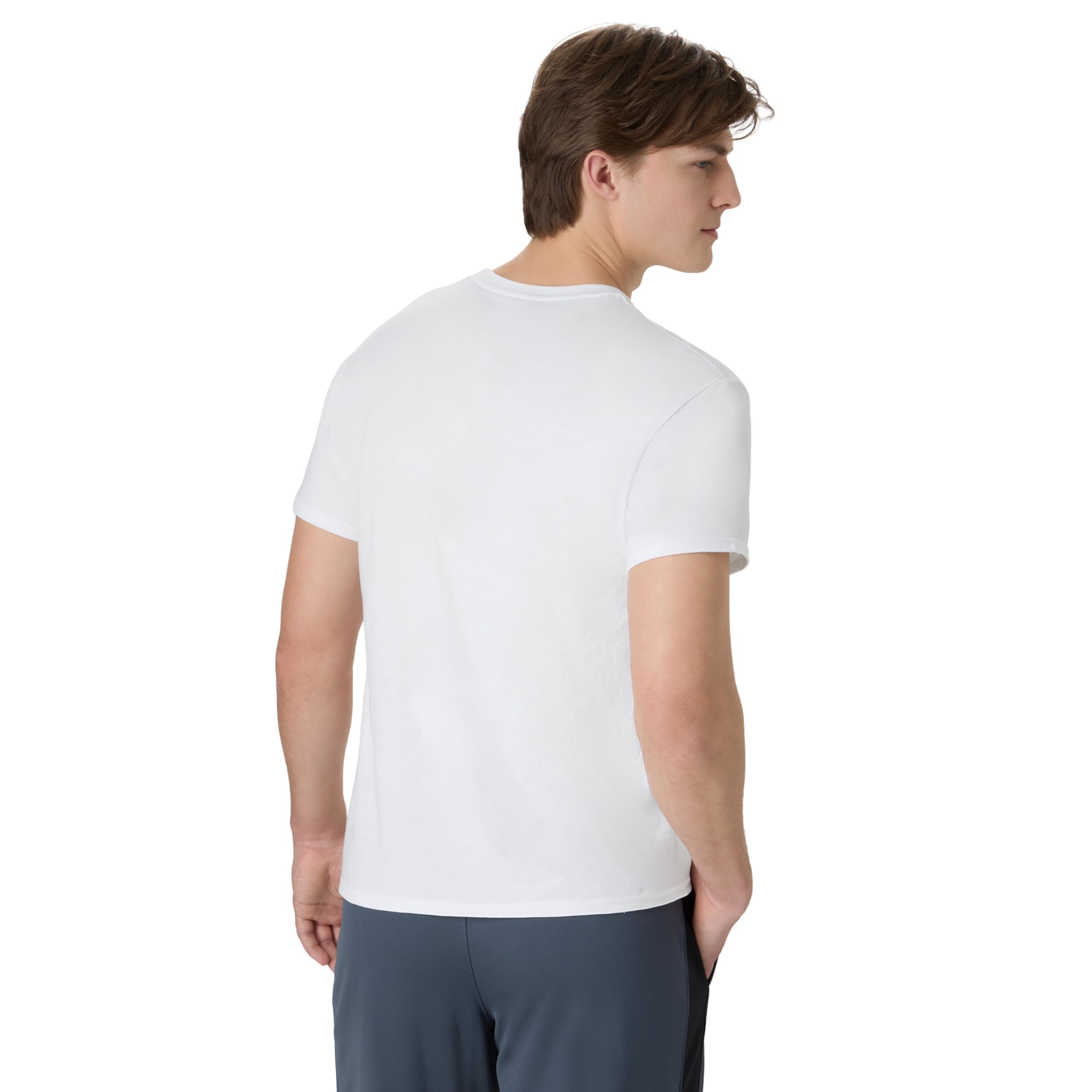 Hanes X-Temp Performance Zestaw t-shirtów, mieszanka bawełny odprowadzająca wilgoć, koszulki dla mężczyzn, 2 szt.