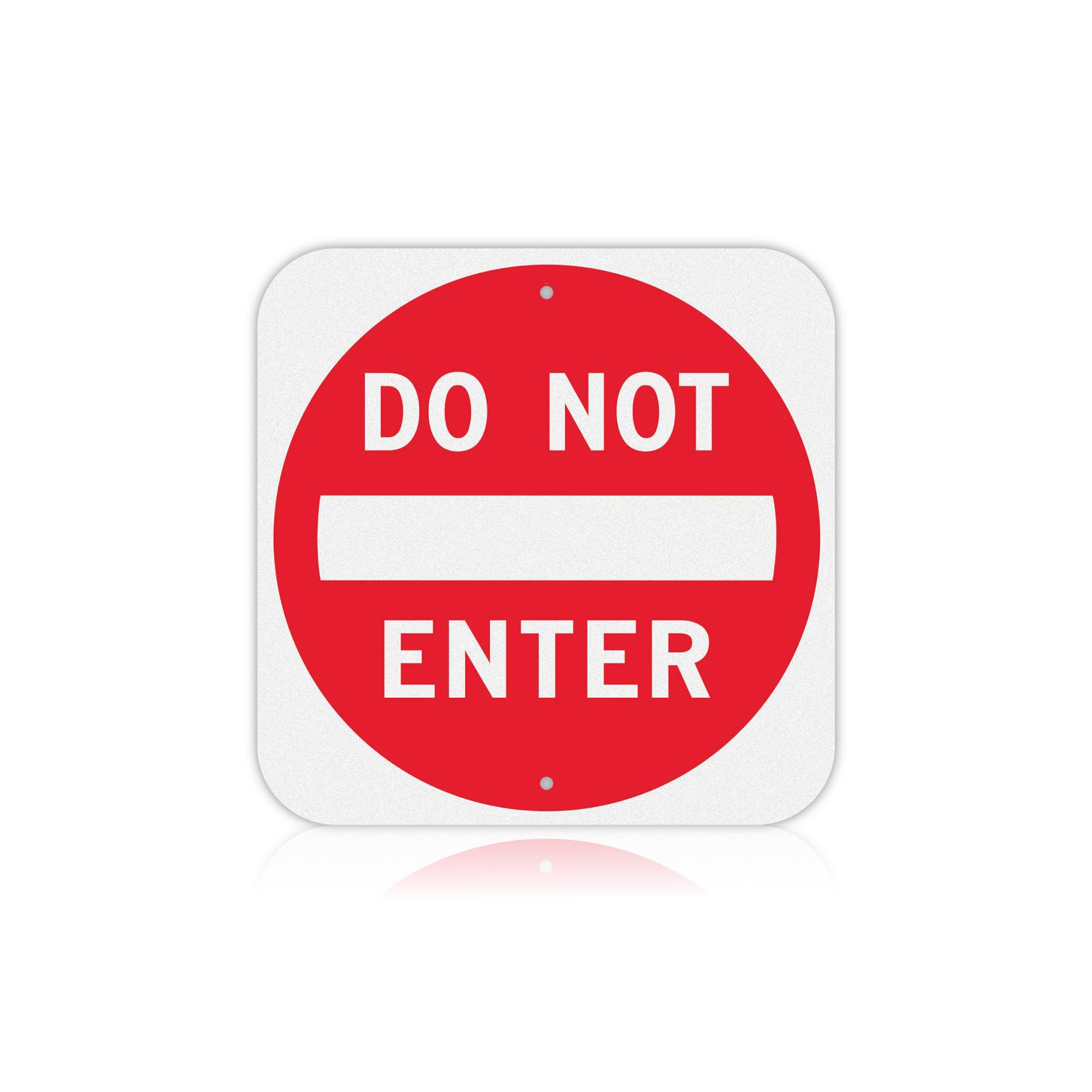 OLANZU Do Not Enter Sign Aluminum - Engineer Grade Metal Do Not Enter Signs - Reflective Do Not Enter Signs - Rust & Fade Resistant Do Not Enter Sign for Outdoor