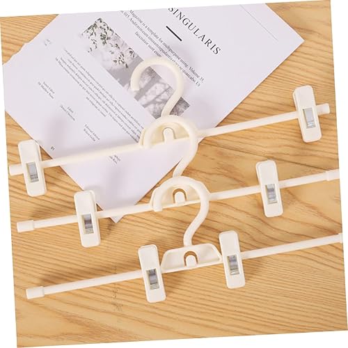 Miniatura 3 de Housoutil Perchas para pantalones para faldas, colgador de corbatas, colgador de trajes, perchas con clip para colgar colgadores, colgadores de