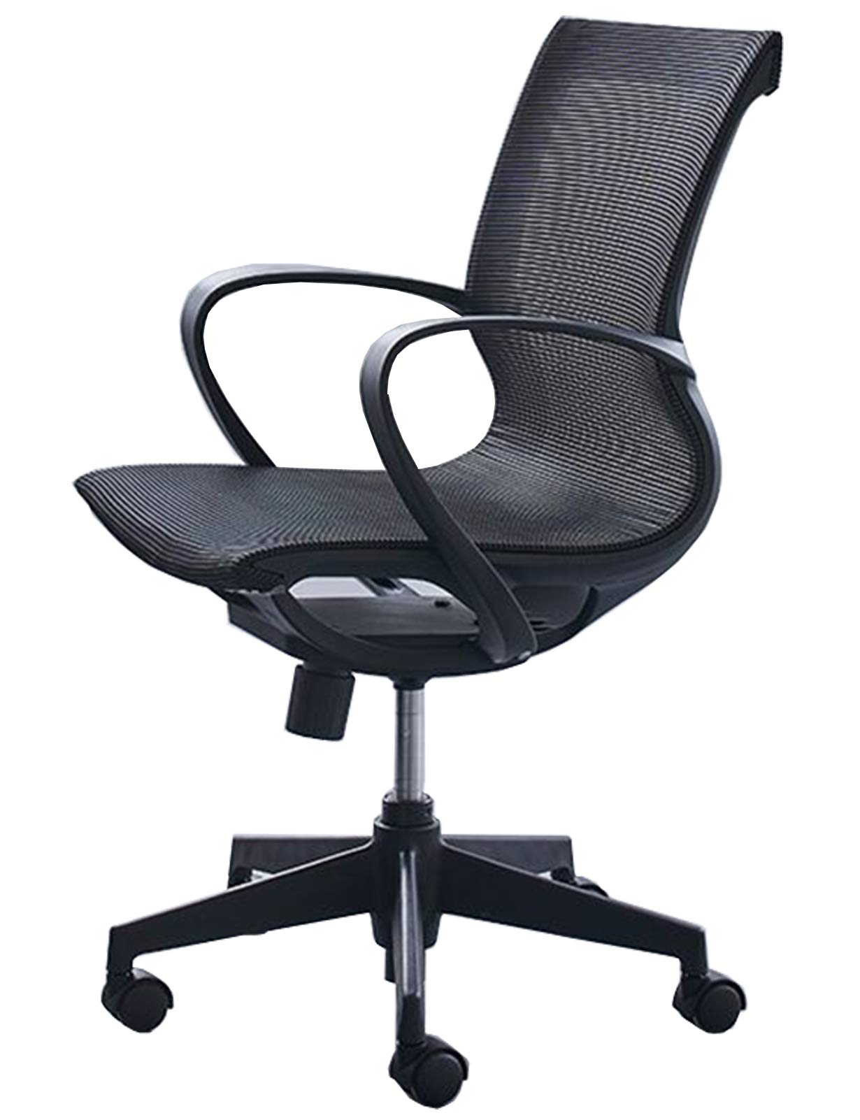 Chaise de bureau en maille ergonomique avec support lombaire réglable