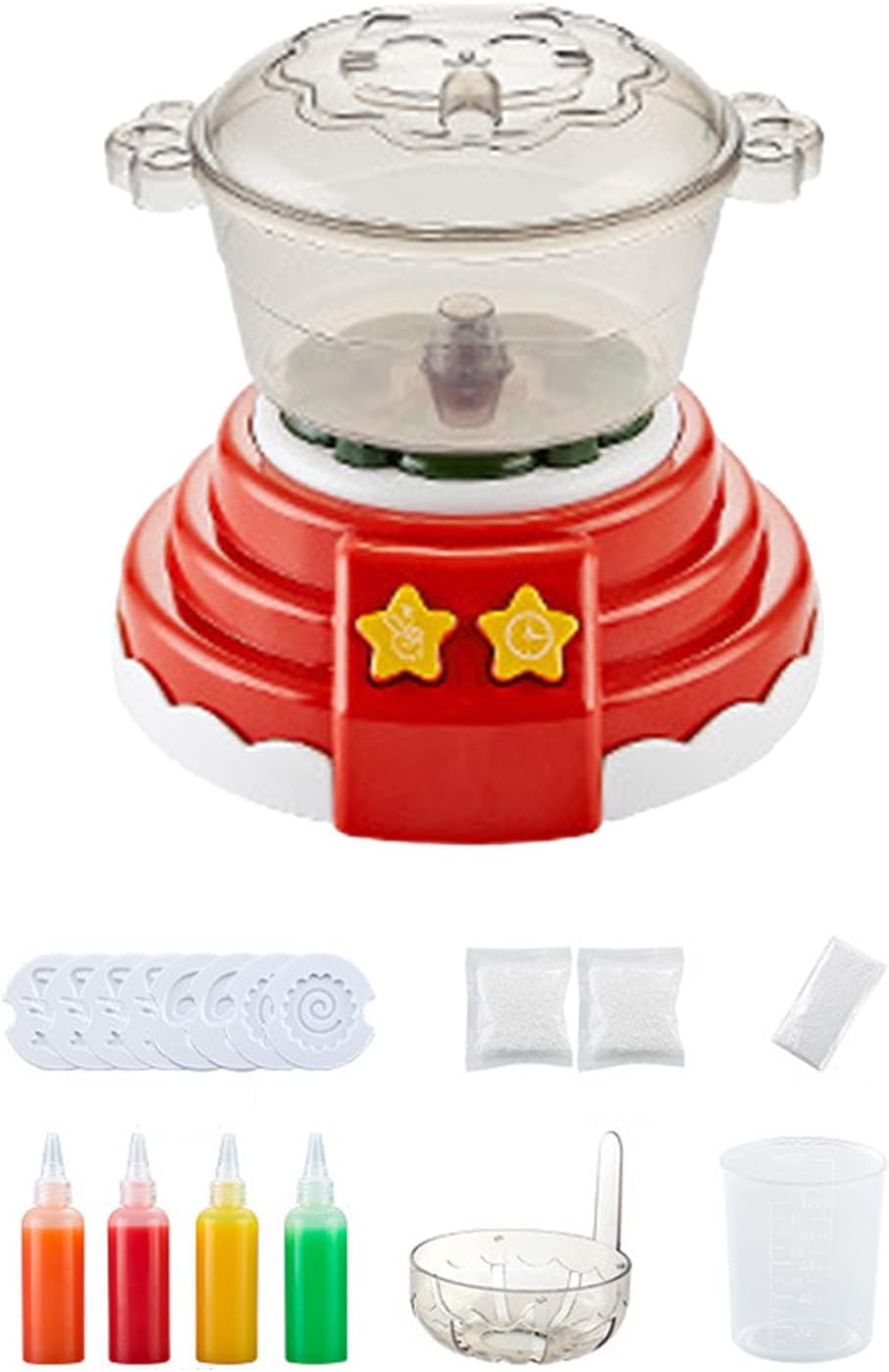 Kids Hot Pot DIY Cooking Toys Safe Material Simulation Hot Pot Machine for Toddlers Plastic Material (Red)