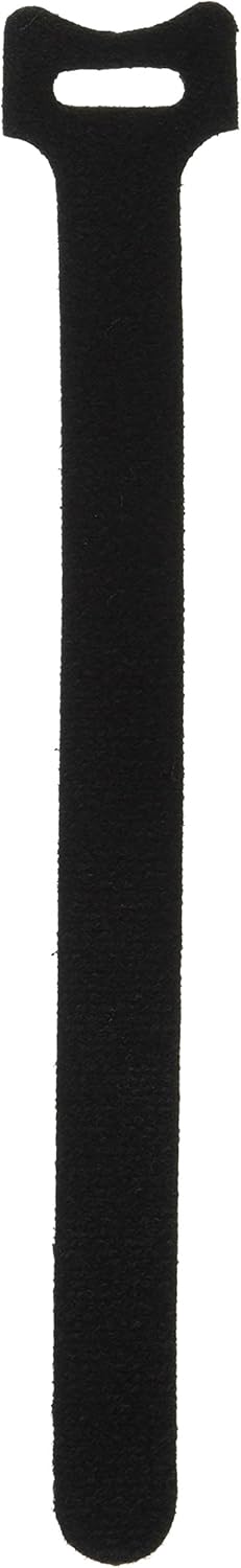 C2G 43231 Hook-and-Loop Cable Wrap Multipack (50 Pack) TAA Compliant, Black