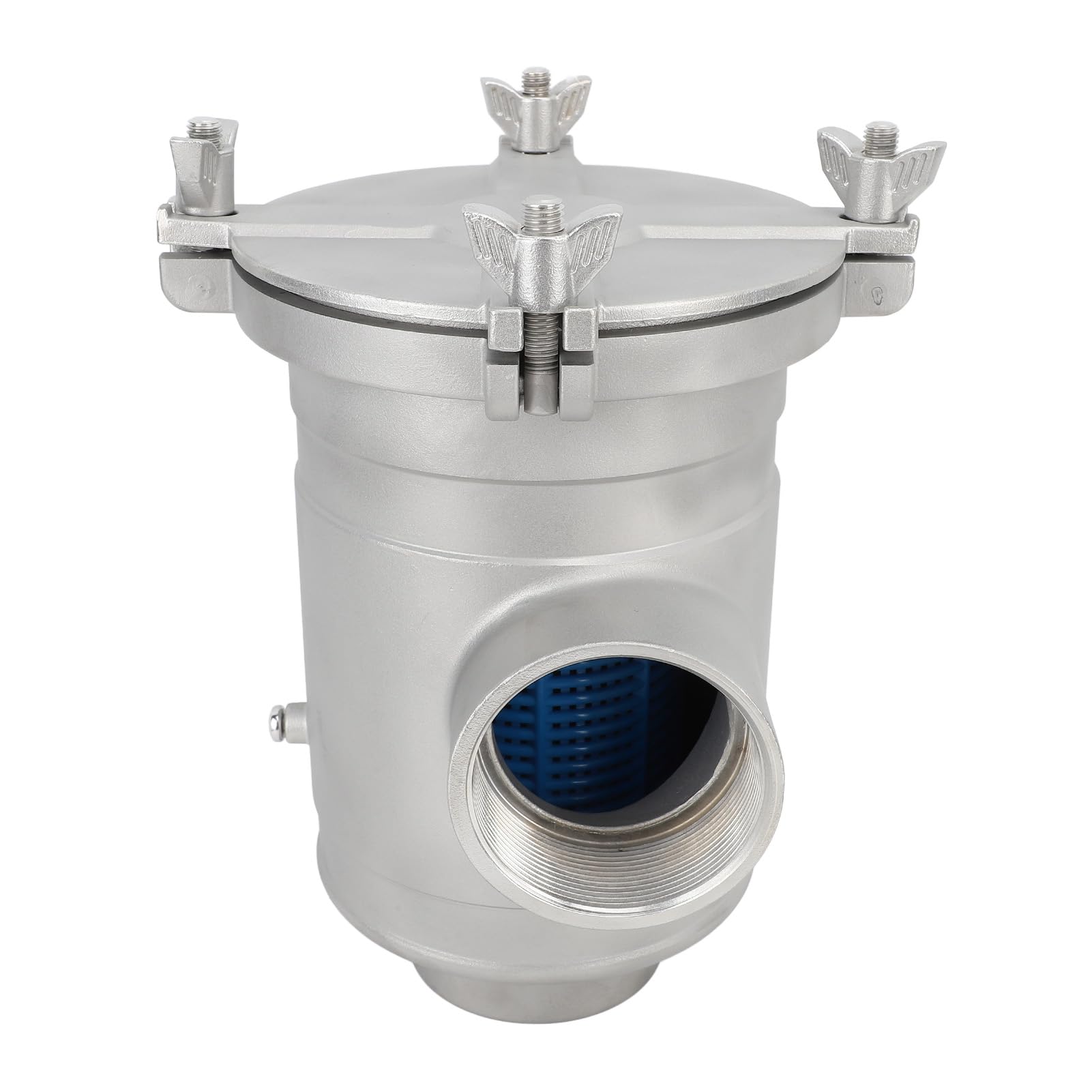 Filtro Acqua Efficiente in Acciaio Inossidabile Marino per Barche, Filtro Acqua di Mare Ad Alta Filtrazione per Proprietari di Barche (Grande 11 cm/4,33 pollici)