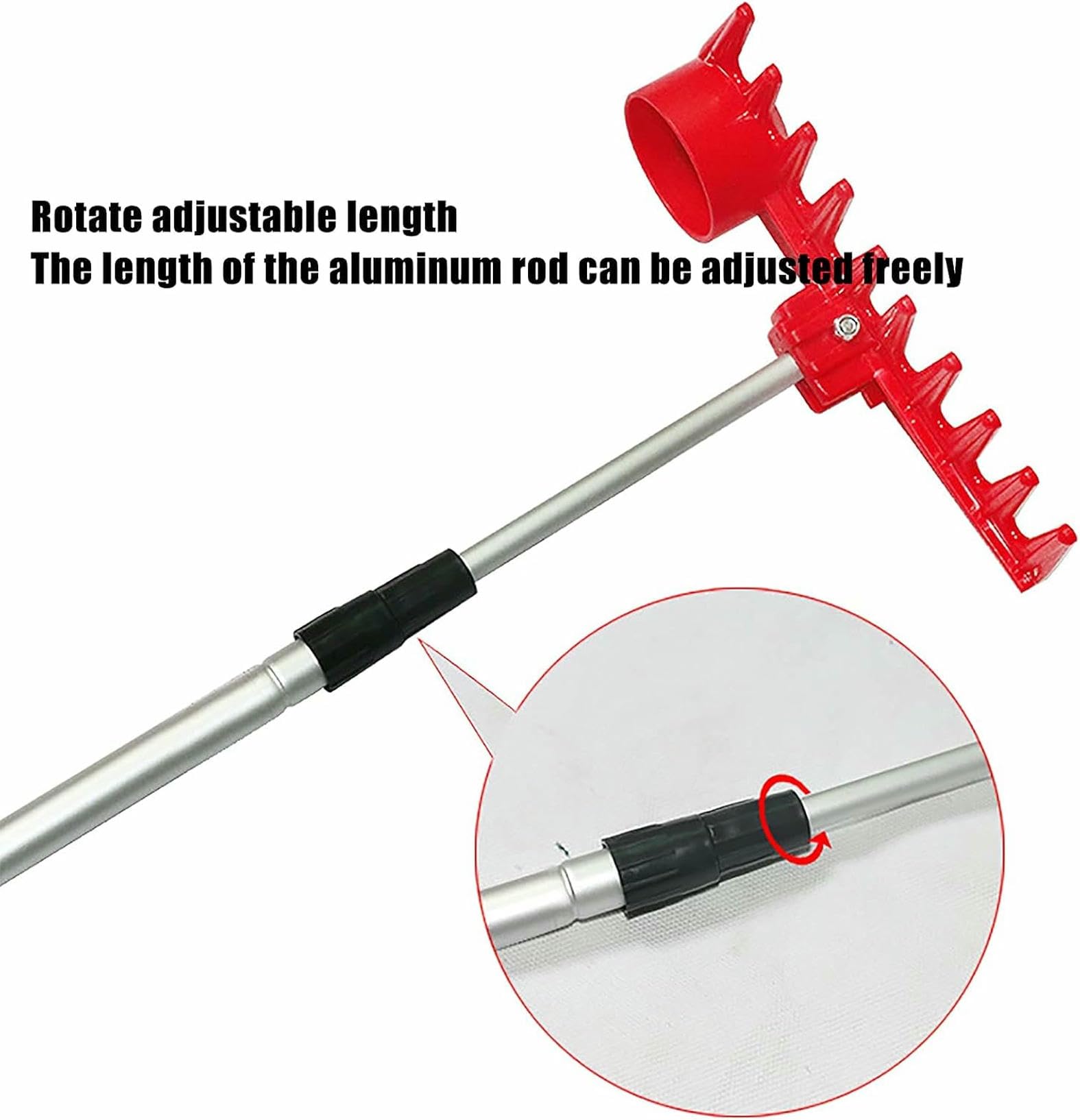 Golf Sand Rake, Trawnik Leveling Rake, Golf Garden Traw Level, Wyposażony W 39-Calowy Uchwyt, Trawnik Leveler Dla Gleby Brudu Sand Top Dressing, Garden Yard Trawnik Clea