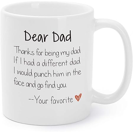 Amazon Com Mugaholics Dad Mug Gifts For Dad From Son Daughter Or Kids Father S Day Gifts Father S Birthday Thanks For Being My Dad Funny Ceramic Coffee Cups For Men Father Husband 11 Oz