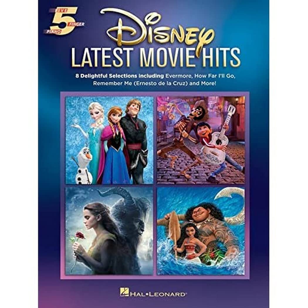 Disney Latest Movie Hits (Five-finger Piano)