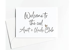 Aunt and Uncle to Be, Pregnancy Reveal for Friends and Family