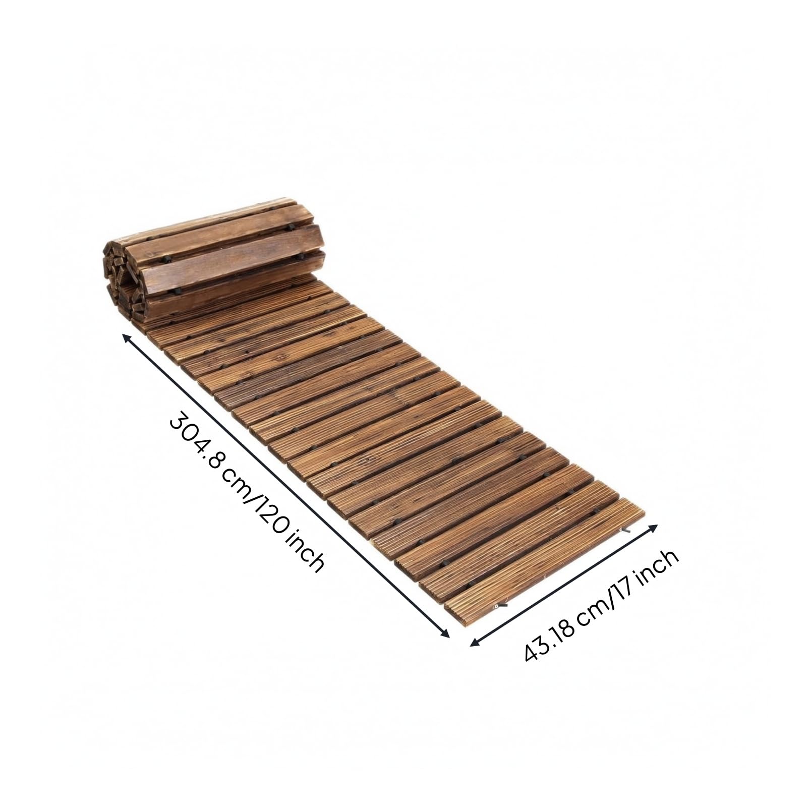 Ausrollbarer Garten platzsparend aus rutschfest Roll für Gartenliebhaber, Rasen, 6FT