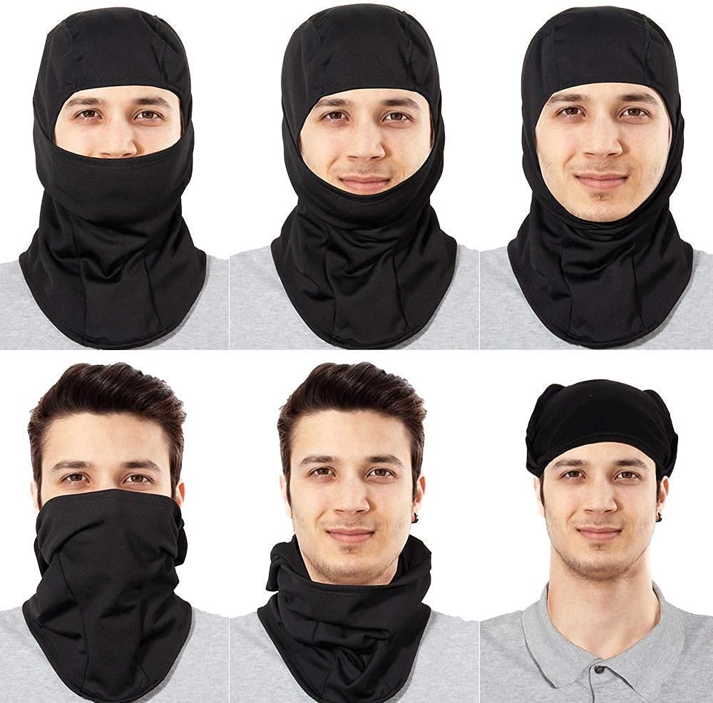 Cagoule Balaclava Protection UV, Tactique pour Moto, Hommes, Femmes, Sports de Plein Air, Chasse, Cyclisme, Motocyclisme, Ski - Camouflage