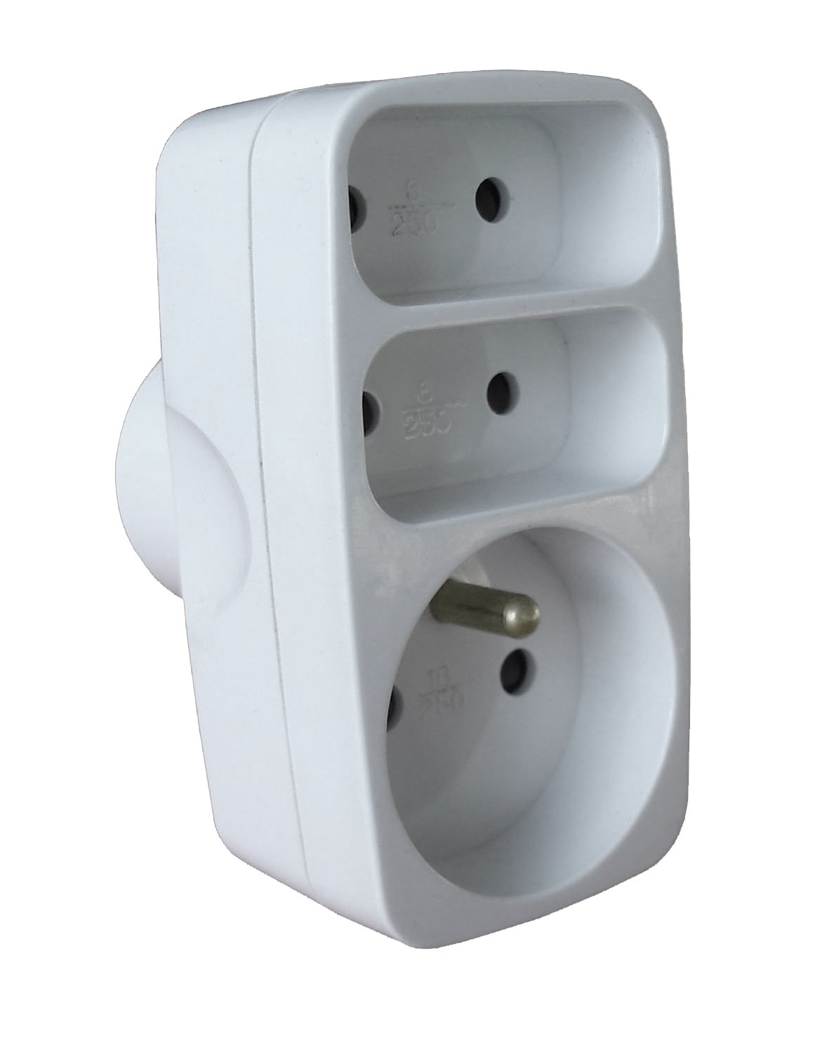 Triplite 1x16 A + 2X6 A Front Panel – White