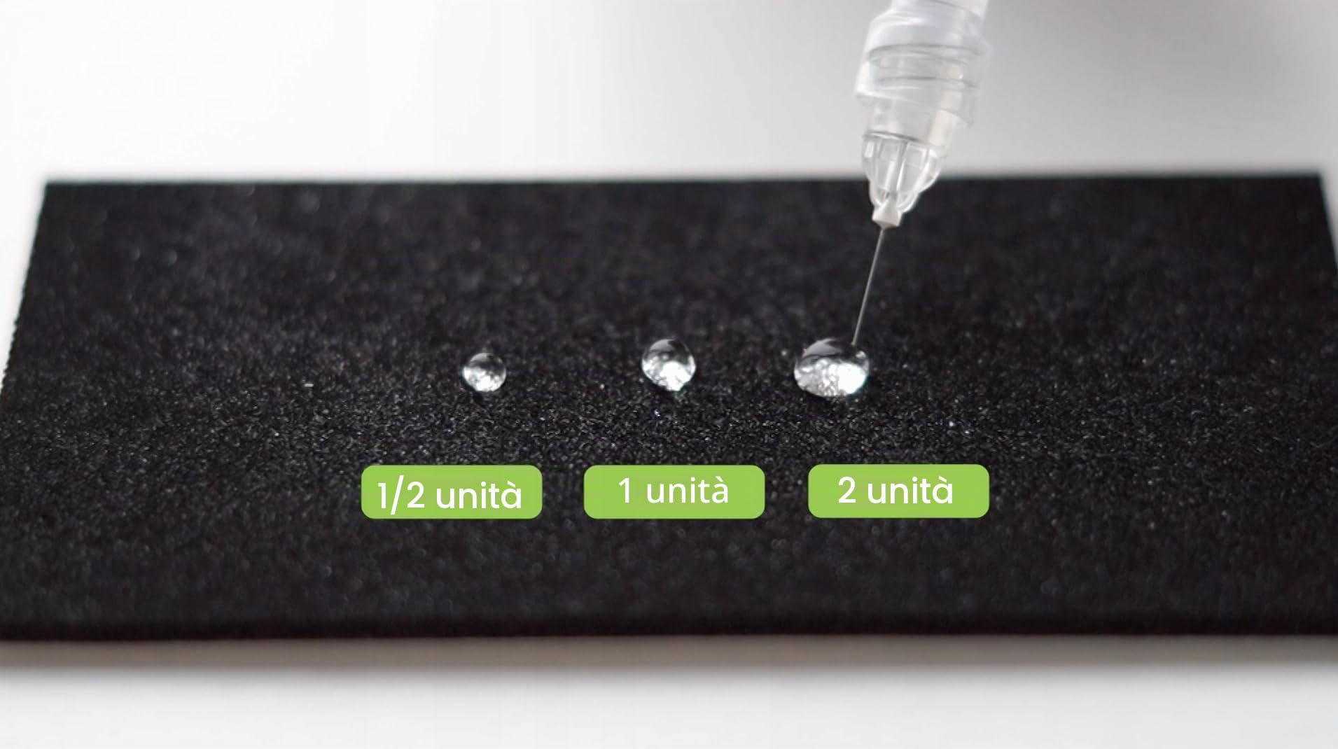 3Dose Green Siringhe di Precisione Luer Lock 1 ml | Low Dead Space per Dosaggio – 10 Pezzi - senza Ago