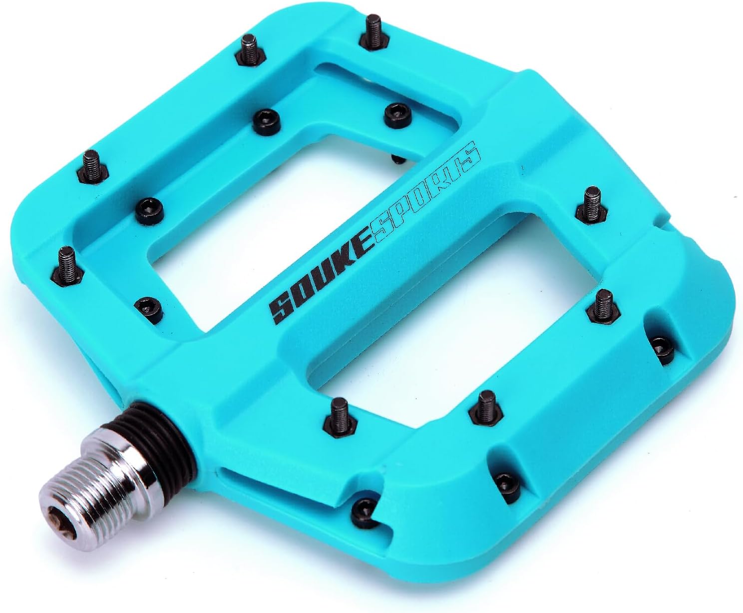 Souke Sports Bike Pedals Road Mountain Biking Nylon Sealed Bearing 9/16