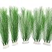 ECKETE Silk Aquarium Decorations Plants Artificial Aquatic Plant Plastic Water Plants Fish Tank Decor Green (10.9" 5PCS)