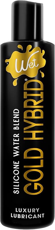 Lubricante híbrido húmedo, mezcla de silicona y agua de primera calidad, suave deslizamiento sedoso, 3 onzas líquidas