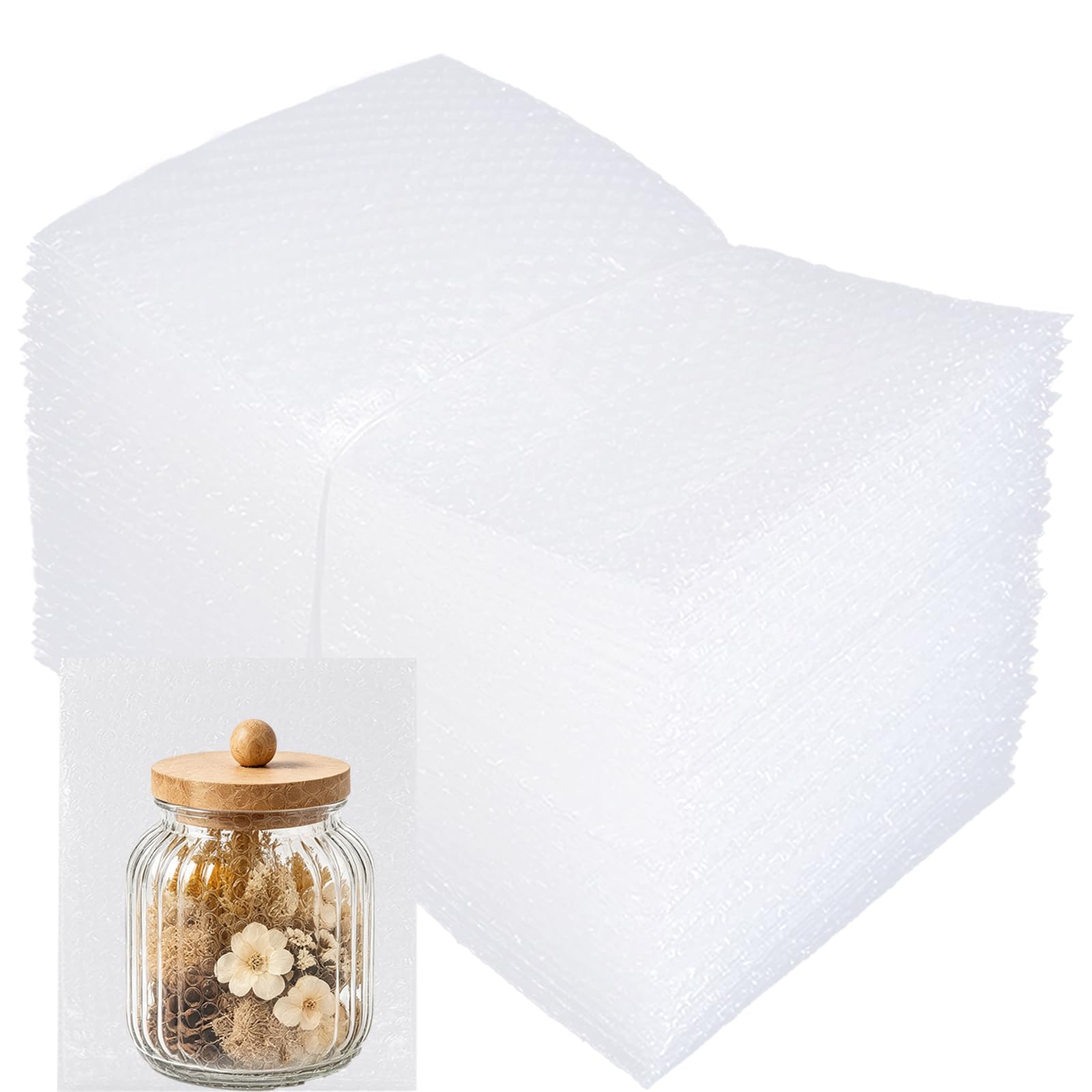 50Pcs Bubble Bag, 8”x12” Bubble Pouches wrap for Shipping, Double Wall Cushioning for Packing, Moving and Storage Fragile China Dishes Electronic Item — image 1