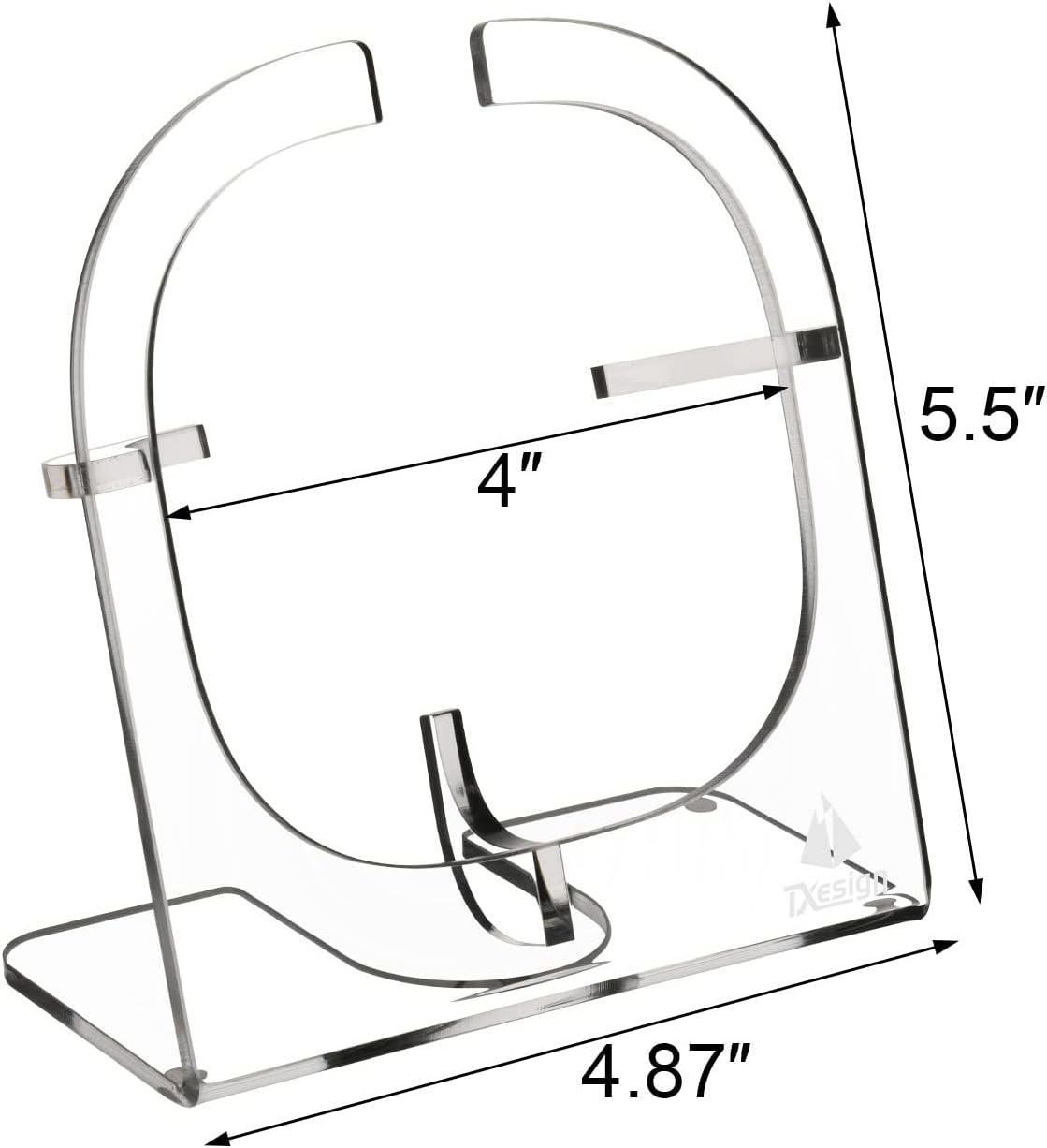 TXEsign 1 Piece Desktop Stand for Bose SoundLink Micro Portable Speaker, 1 Pack Acrylic Speaker Holder Shop Display Stand Table Holder Anti-Slip Base Mount(Transparent) - Image 7