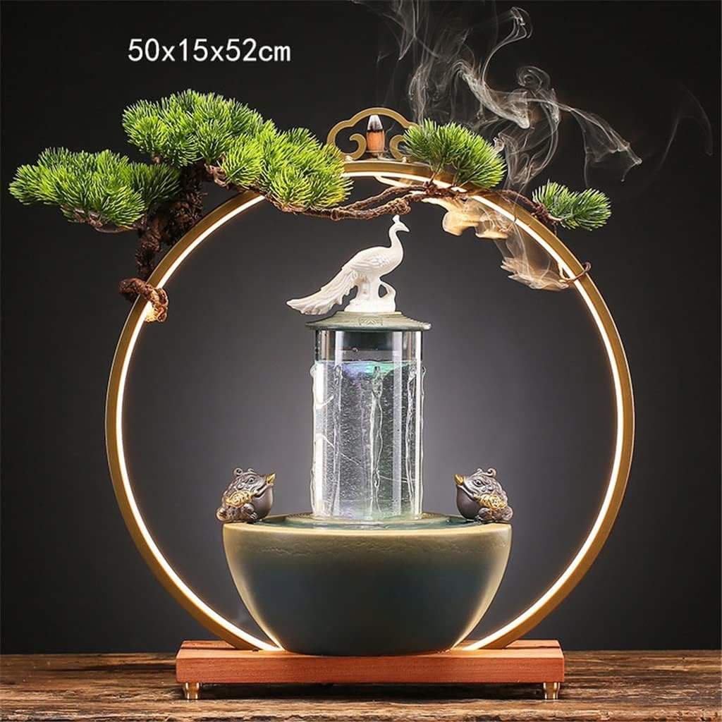 Flowing Water Ornaments Fountain Circulation Home Office Living Room Desktop Fountain Ornaments Home Decoration
