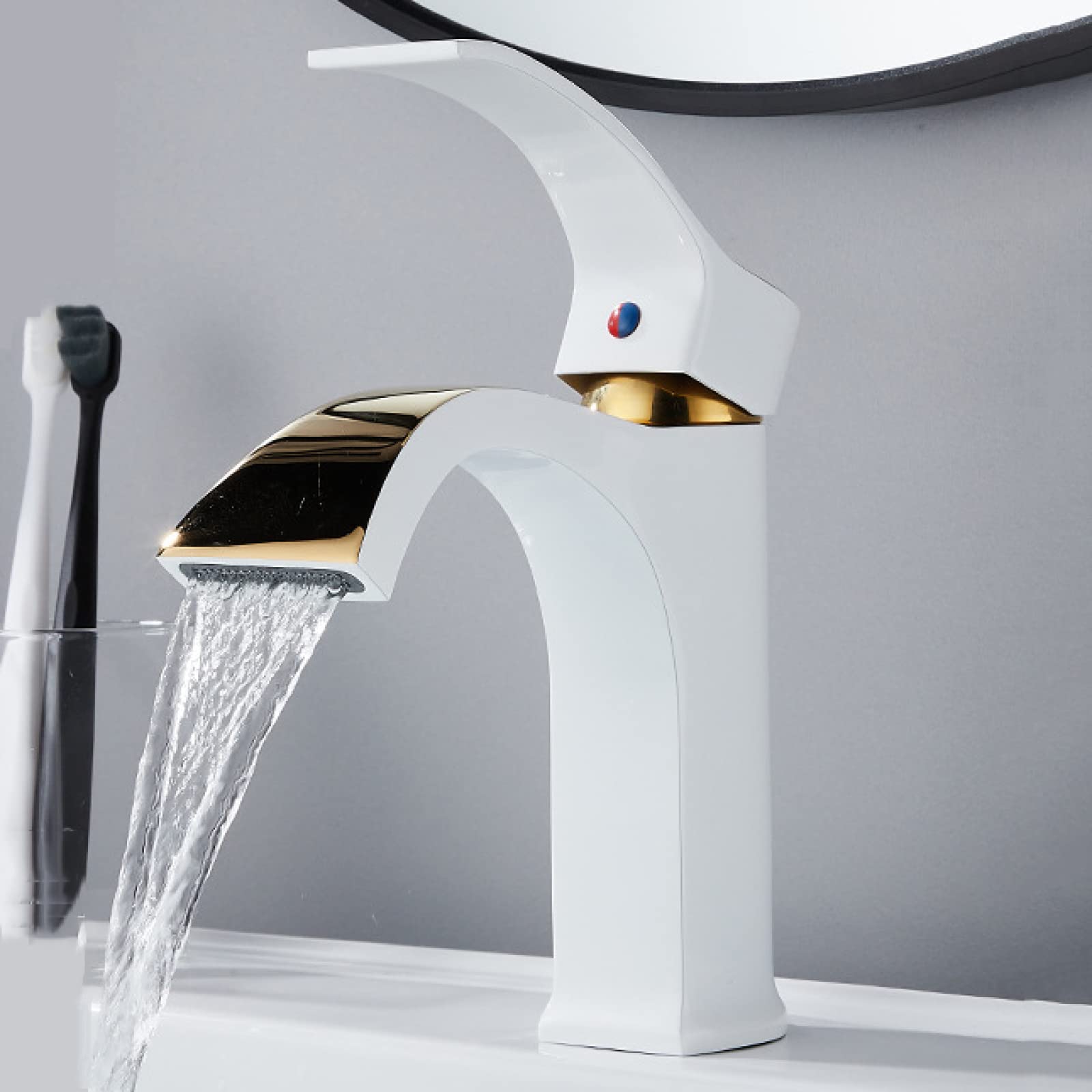 Grifo de cascada para lavabo monomando que transforma su baño en spa 8