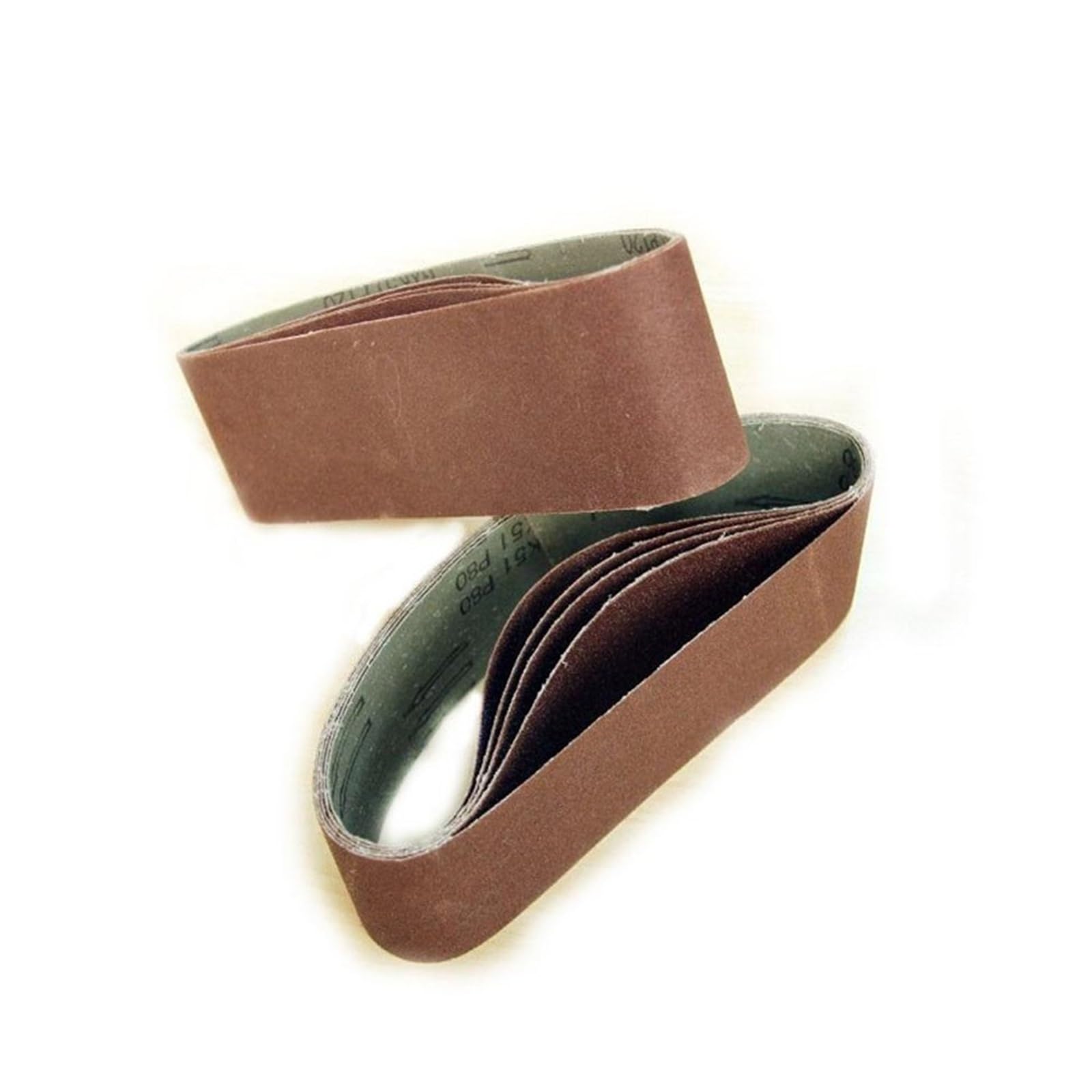ZUOAHBDT Sander Belts Set, 75x533mm (3x21in) Aluminum Oxide Sanding Belts, 60-240 Grit, Woodworking, 5 Pcs(Grit 60)