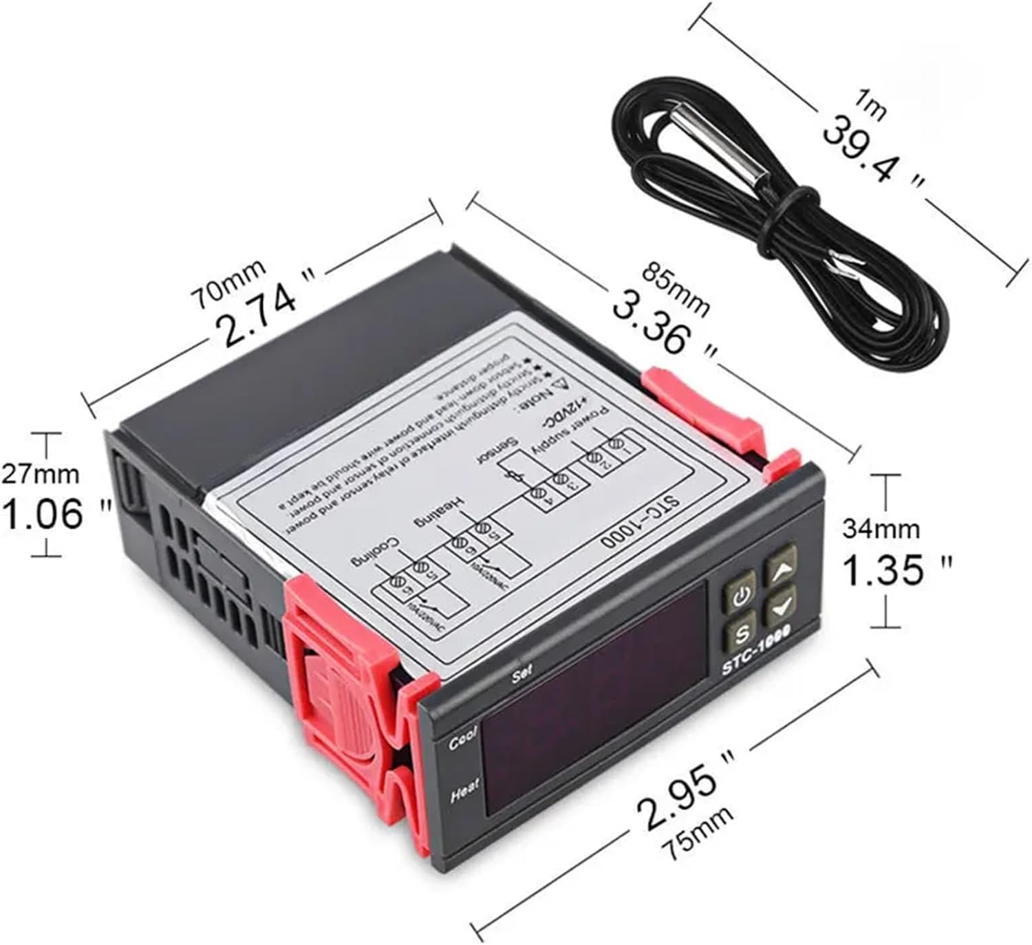 15PCS Temperature Controller(110-220v)