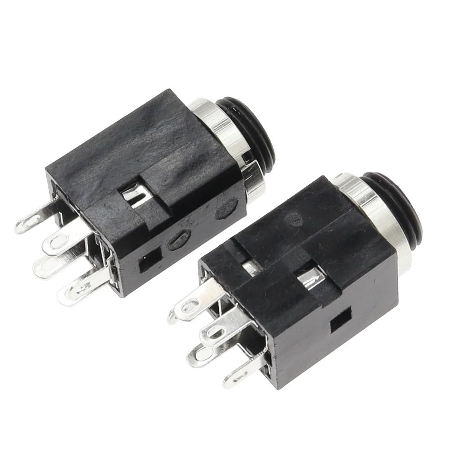 Prise verticale 3,5 mm 5 broches stéréo femelle jack avec vis 3,5 connecteur casque audio PJ-341 3 pôles trou pour écouteurs 5 pièces