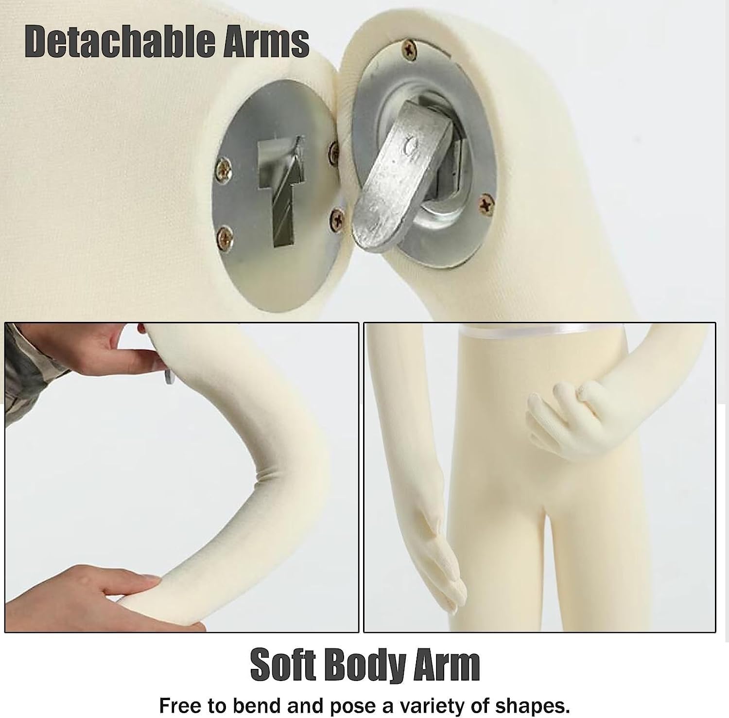 学生のマネキン 柔軟に曲げられるボディマネキン アパレル スカーフ ウィンドウ ショップ ディスプレイ/クリスマス インスタレーショ