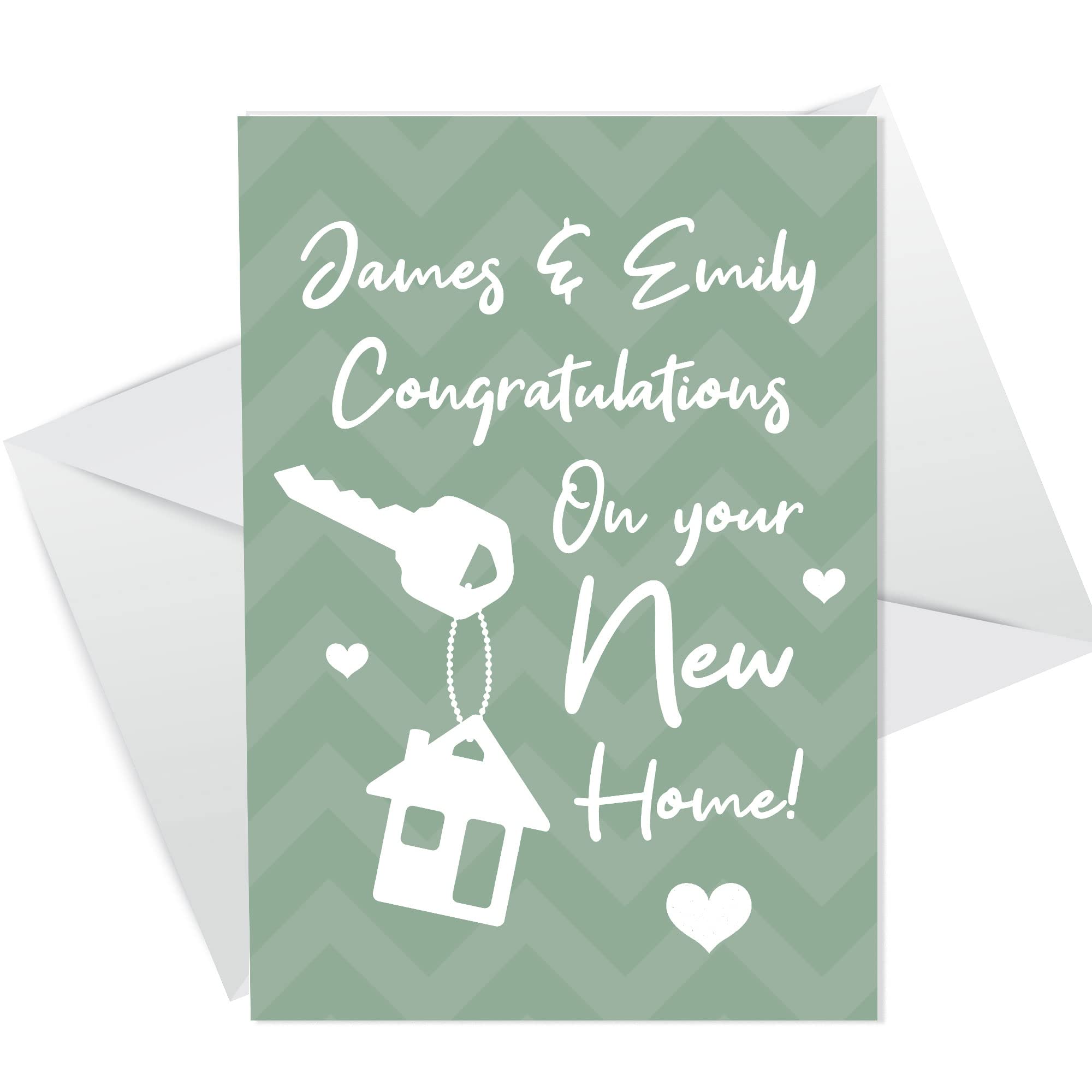 New Home House Warming Card Personalised Congratulations Card For Couple Friend