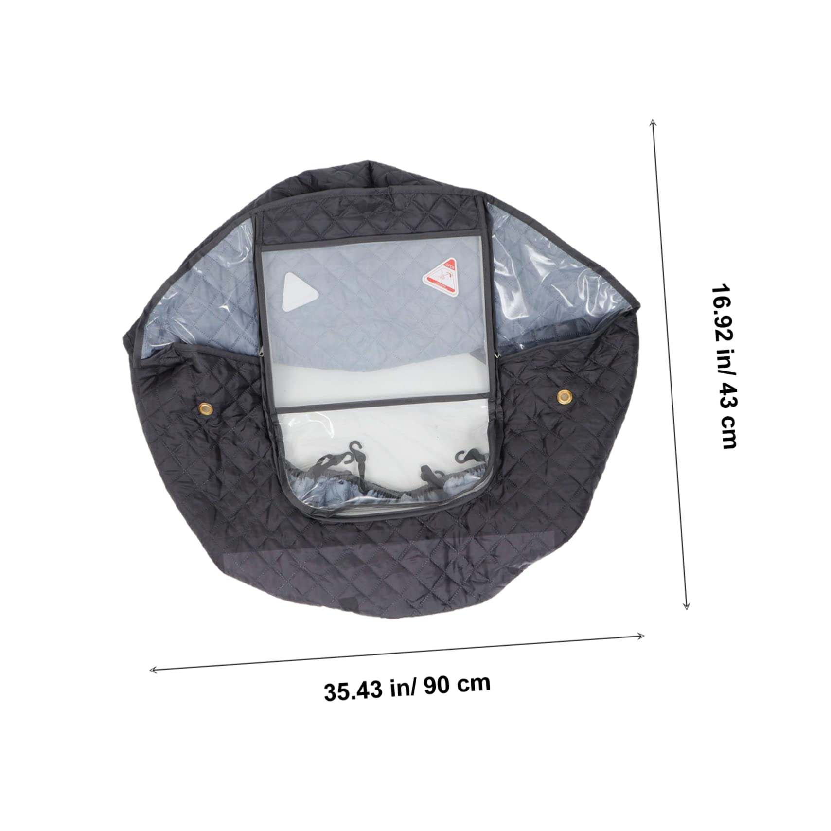 Yardwe Baby Stroller Rain Cover Windproof Waterproof Protector for Standard Portable Lightweight