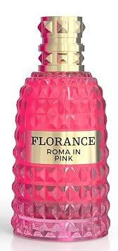 Florance Roma in Pink Eau de Parfum for Women, Floral Fragrance, 3.4 oz